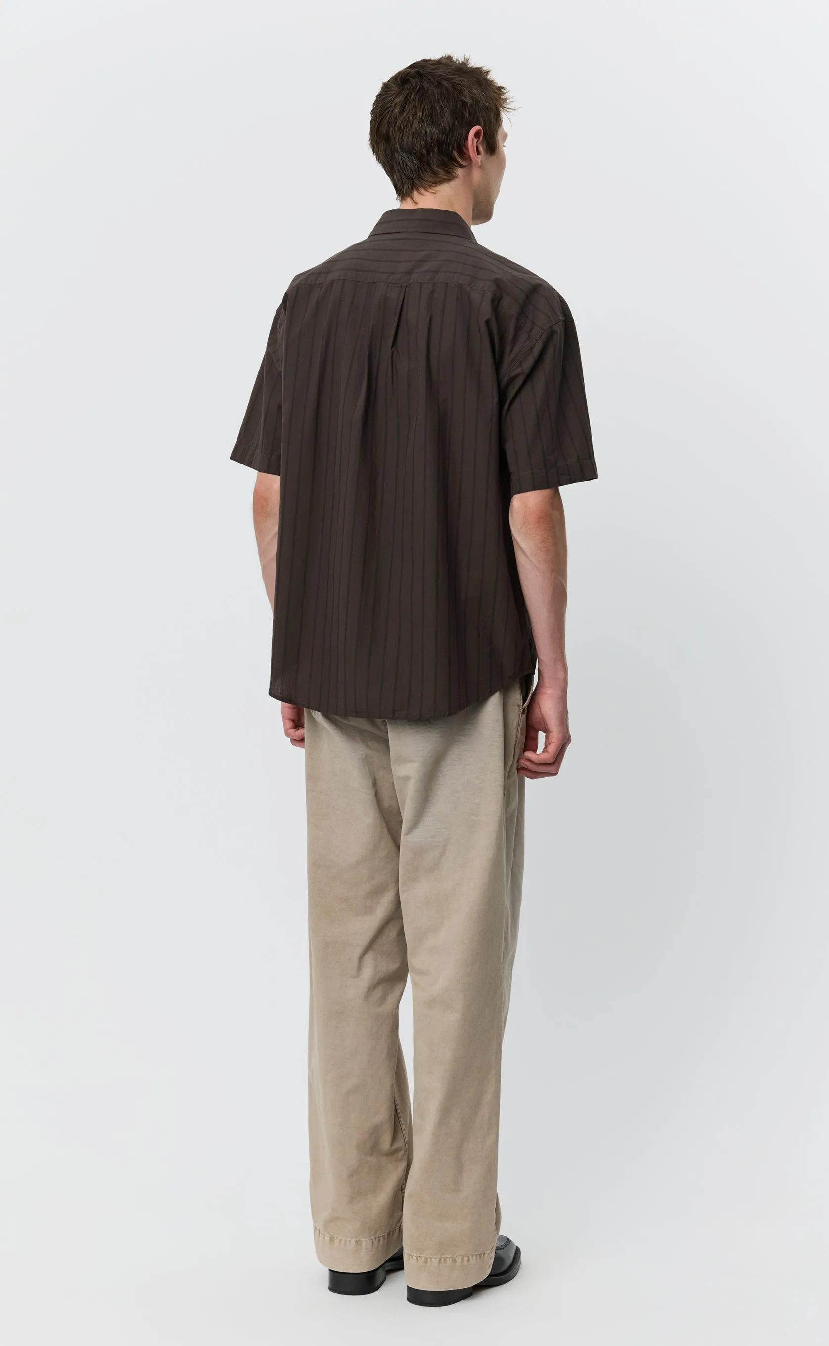 New Input Shirt - Dark Brown Triple Stripe sold by mfpen product image thumbnail 3
