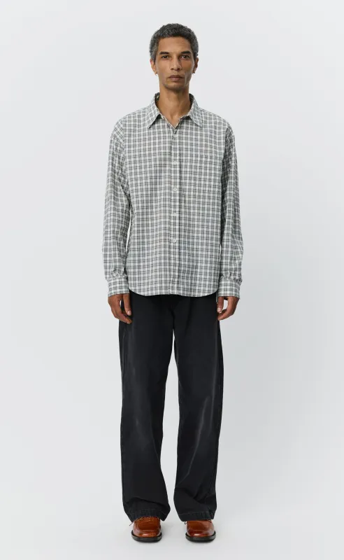 Executive Shirt - Off White Check made by mfpen