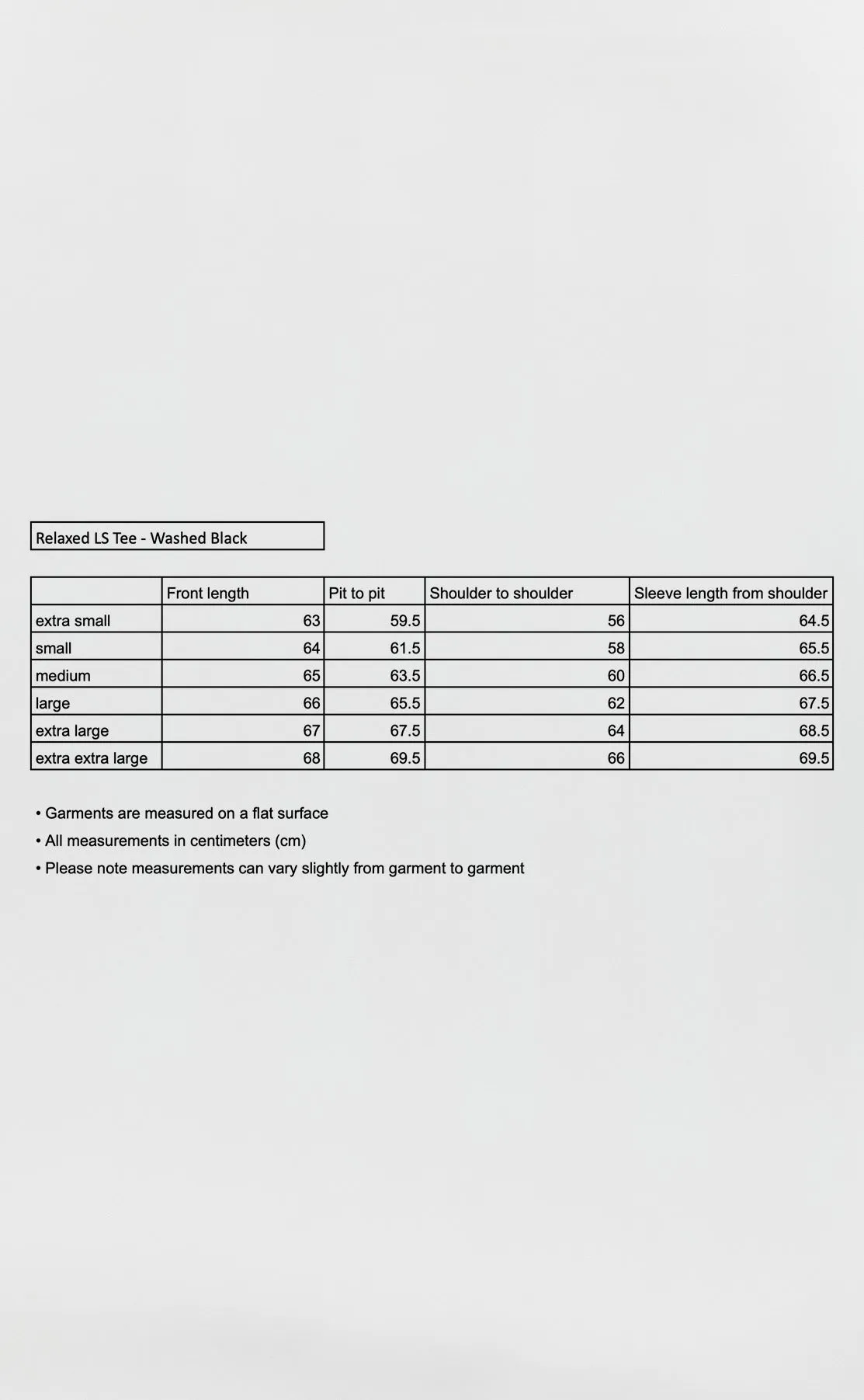 Relaxed LS Tee - Washed Black sold by mfpen product image thumbnail 5