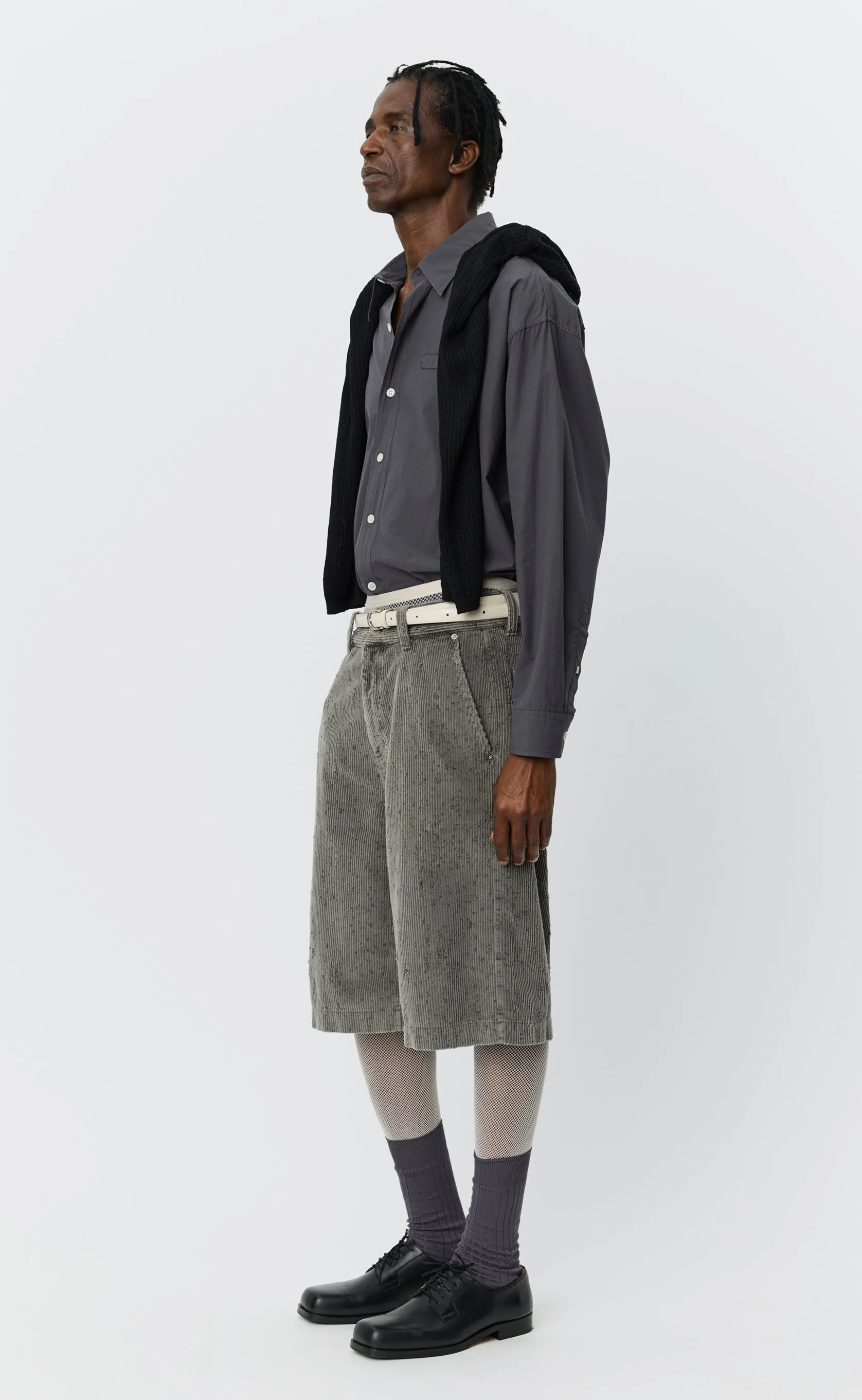 Edition Cord Shorts - Taupe Punch Out sold by mfpen product image thumbnail 2