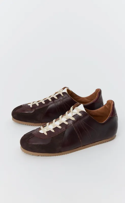 Womens ROF GAT Sneaker - Burgundy Chromexcel made by mfpen