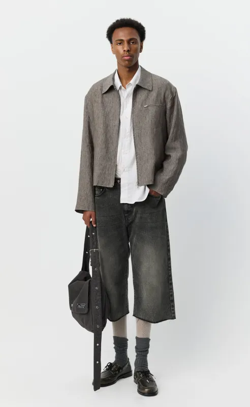 Letter Jacket - Muddy Linen made by mfpen