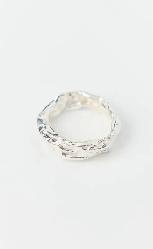 Foil Ring - Brushed Silver made by mfpen