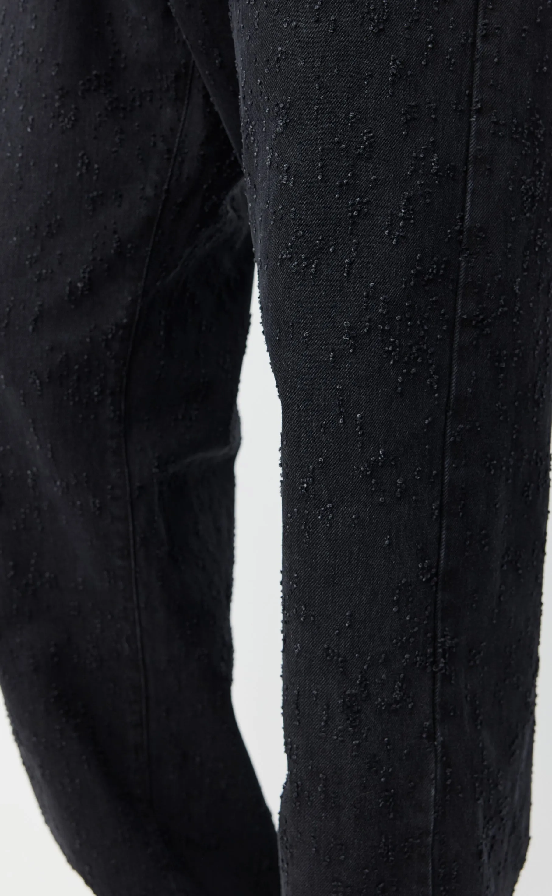 Straight Cut Jeans - Faded Black Punch Out sold by mfpen product image thumbnail 5