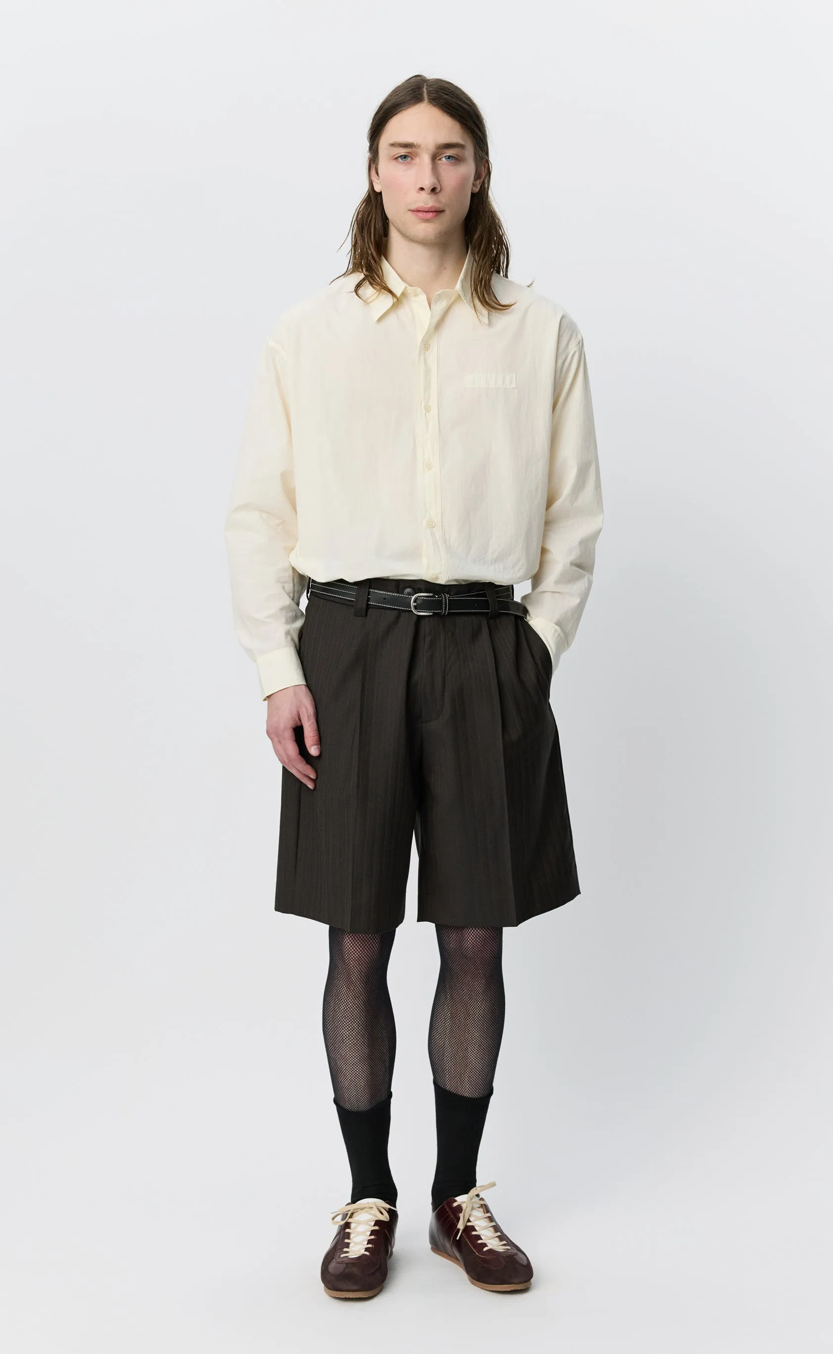 Classic Shorts - Vintage Pinstripe sold by mfpen