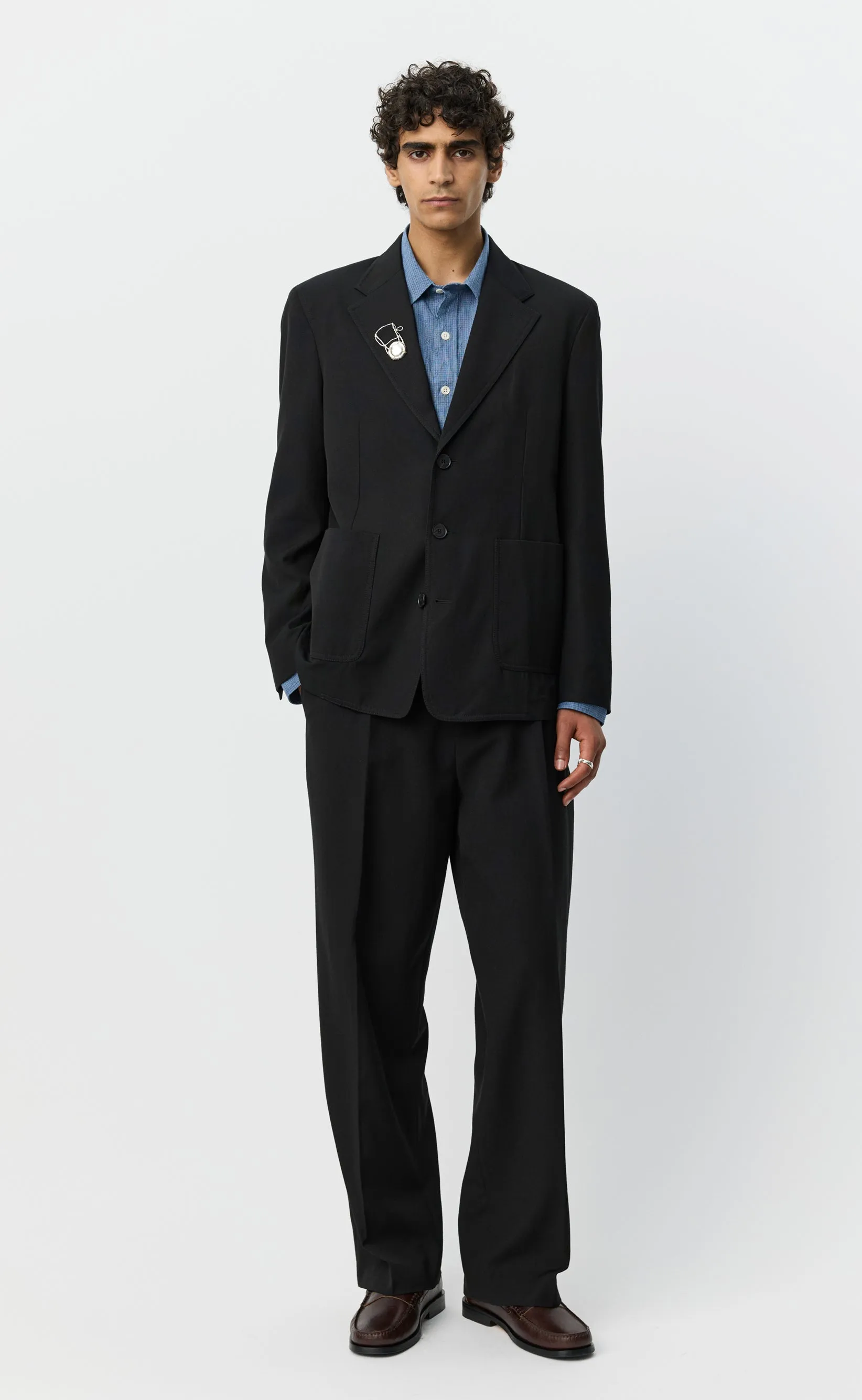 Domain Jacket - Muted Black Cotton sold by mfpen