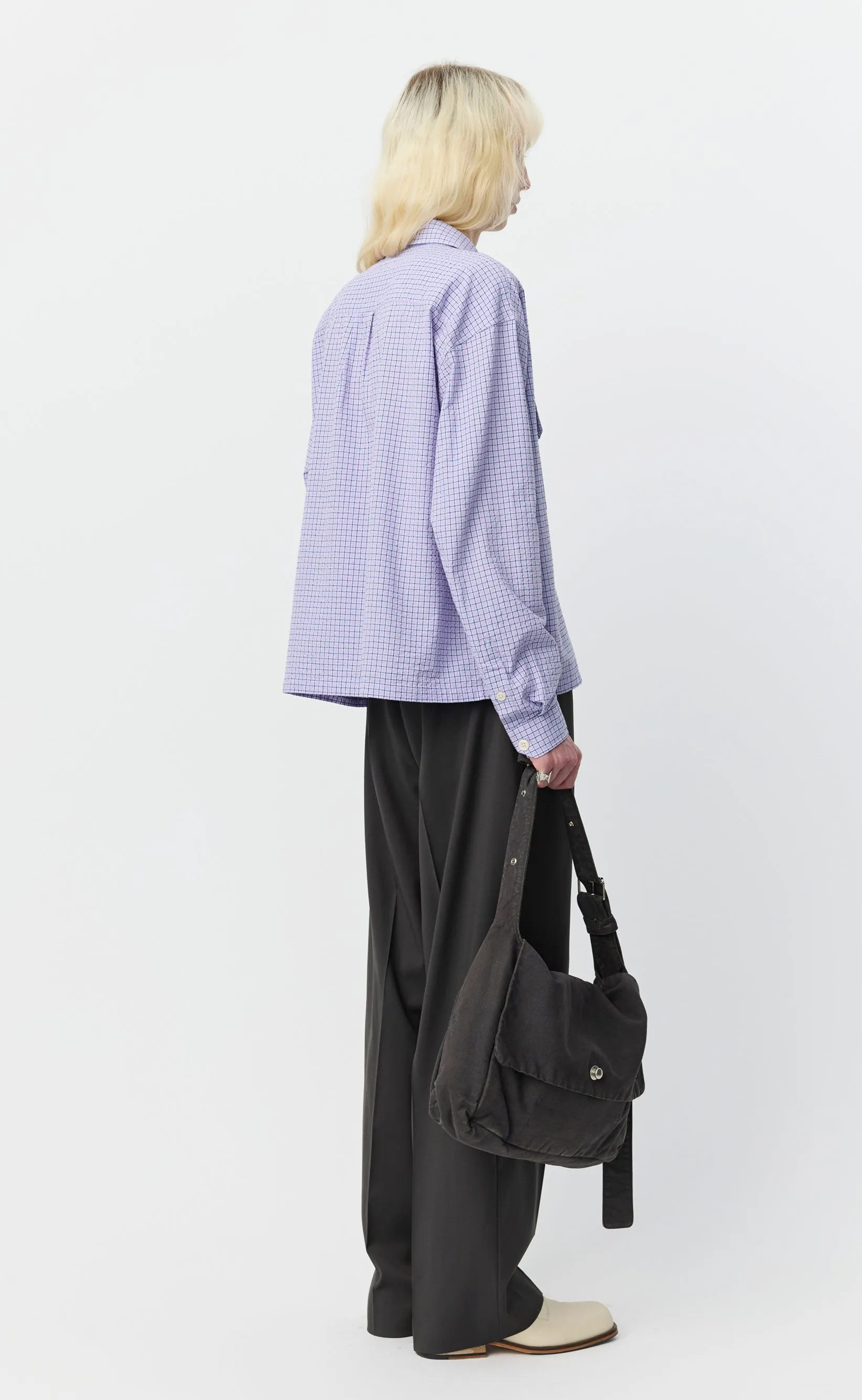 Preference Shirt - Lavender Check sold by mfpen product image thumbnail 3