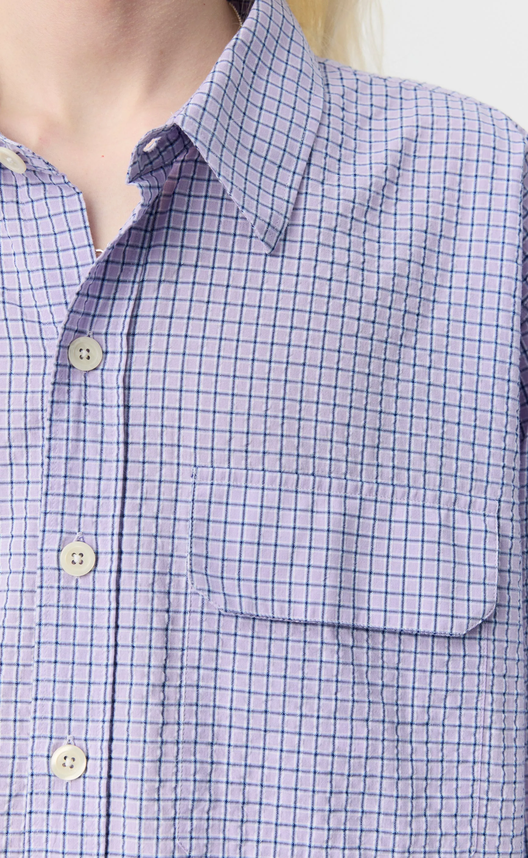 Preference Shirt - Lavender Check sold by mfpen product image thumbnail 4