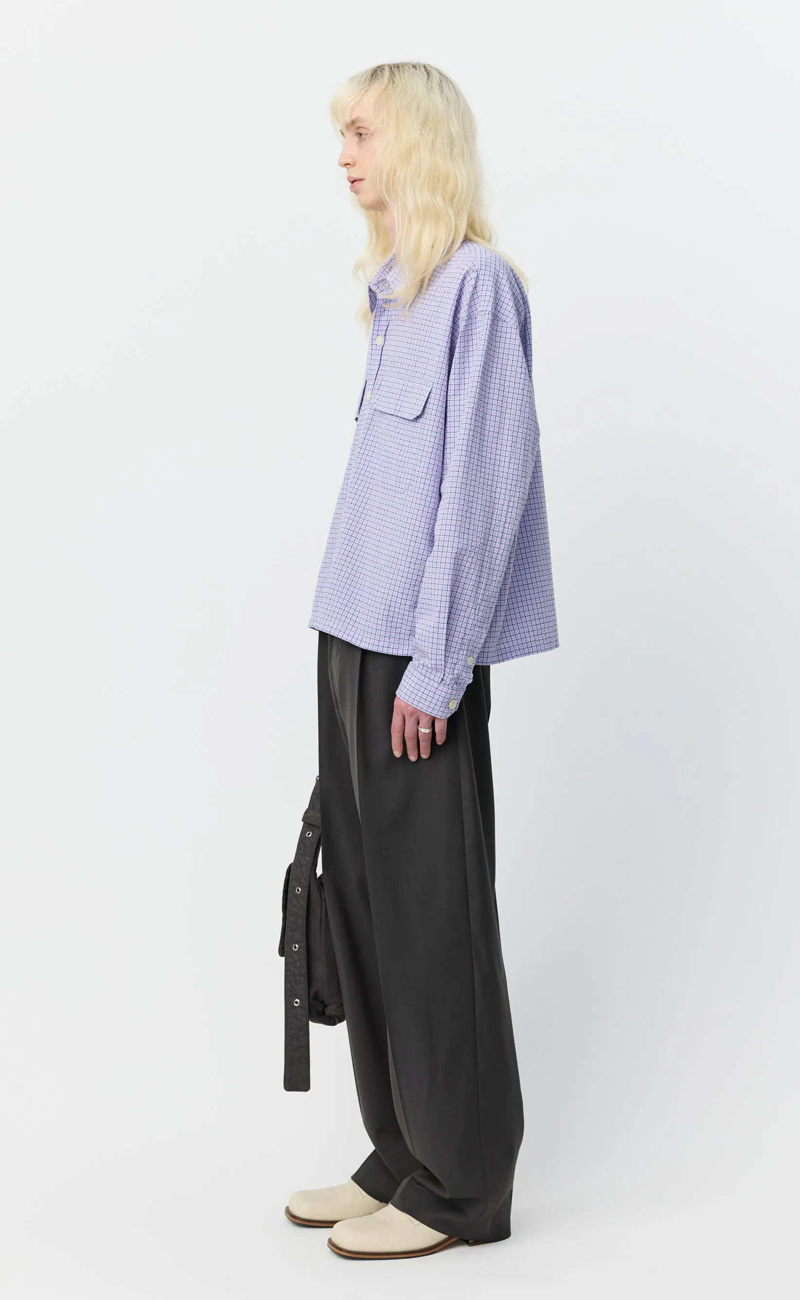 Preference Shirt - Lavender Check sold by mfpen product image thumbnail 2