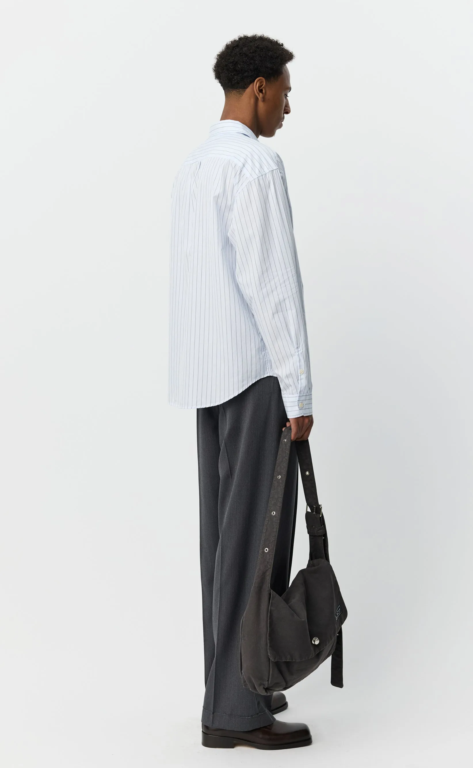 Generous Shirt - Faded Light Blue Stripe sold by mfpen product image thumbnail 3
