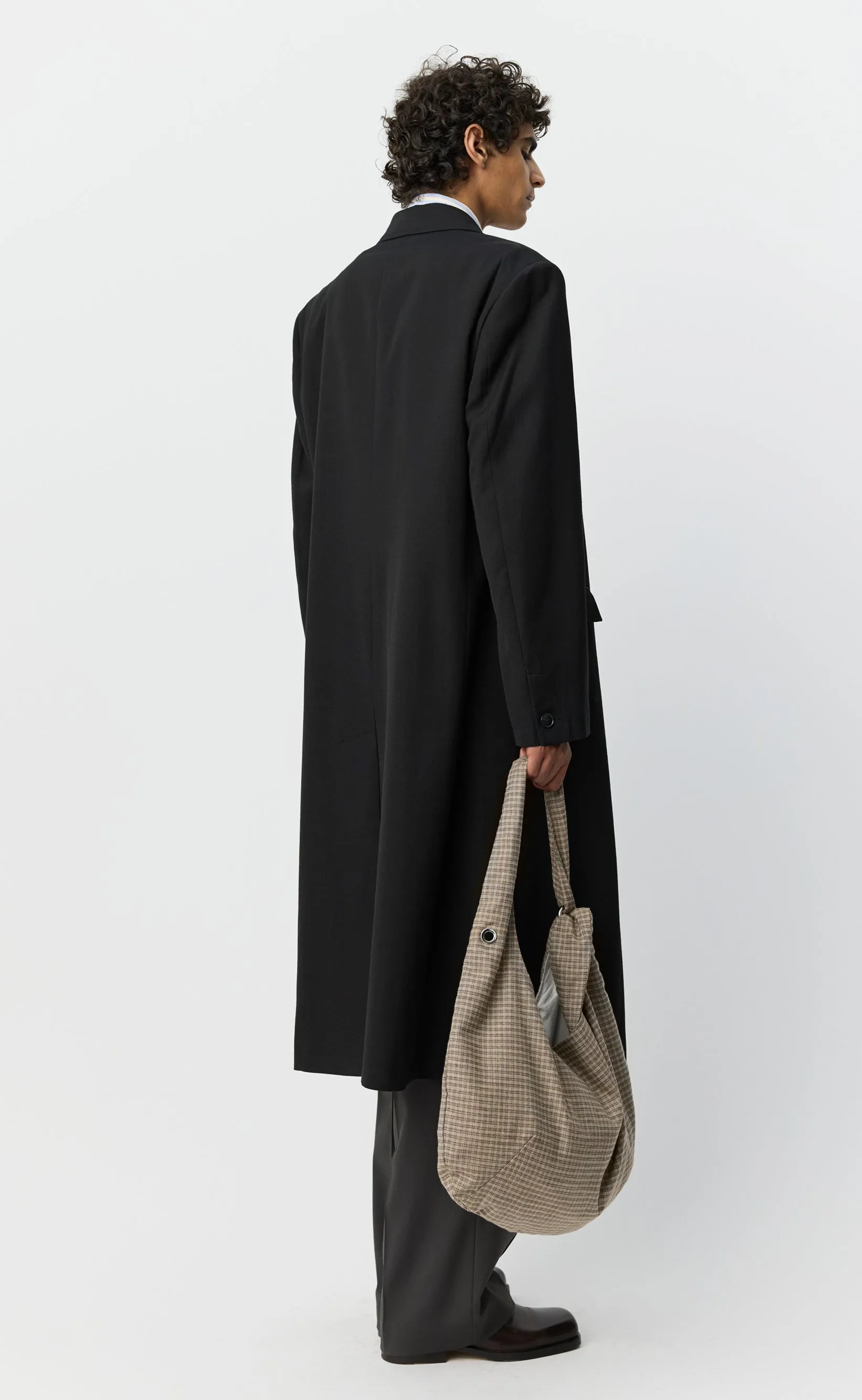 Eyelet Shoulder Bag - Worn Taupe Check sold by mfpen product image thumbnail 2
