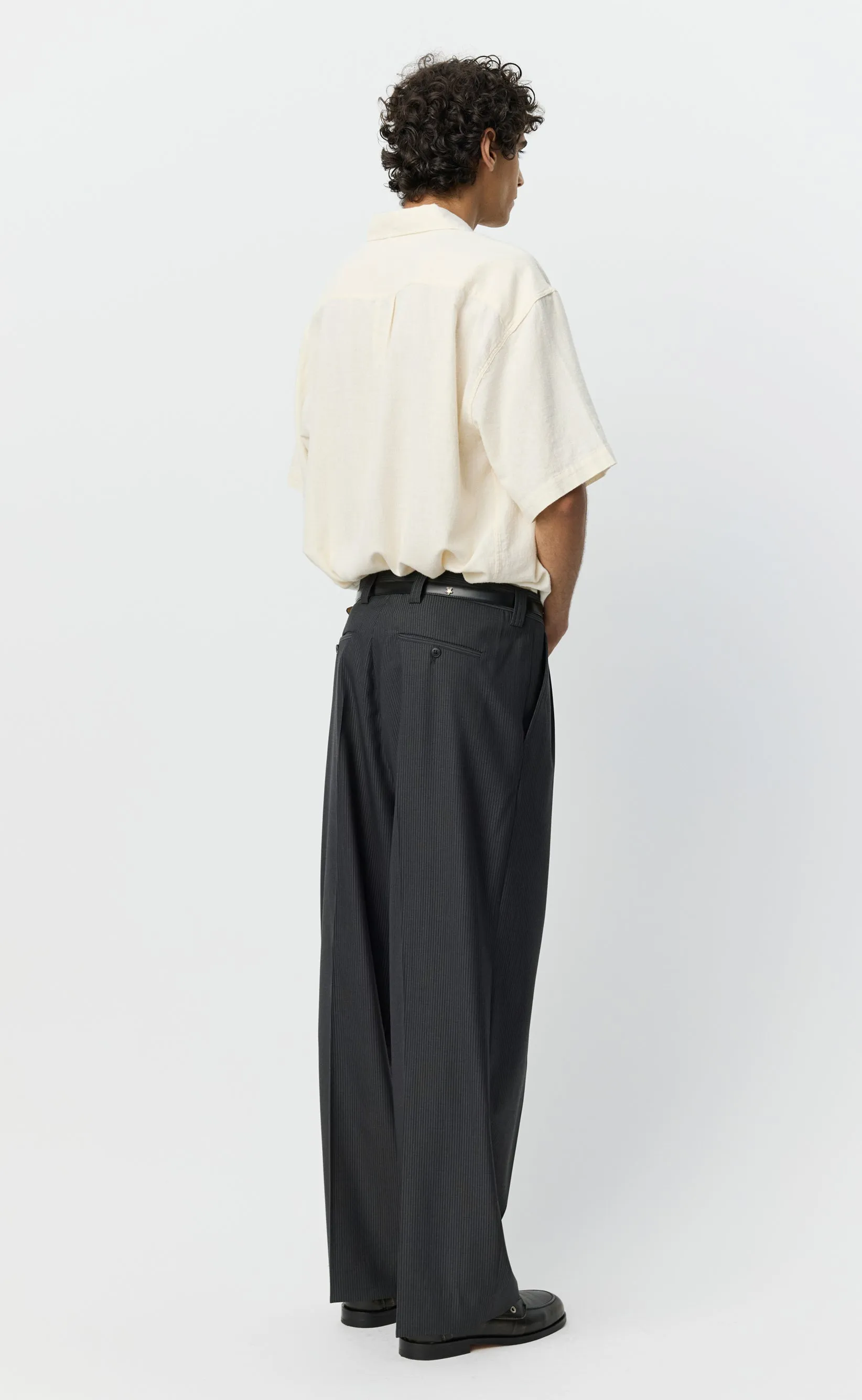 Classic Trousers - Dark Grey Stripe sold by mfpen product image thumbnail 4