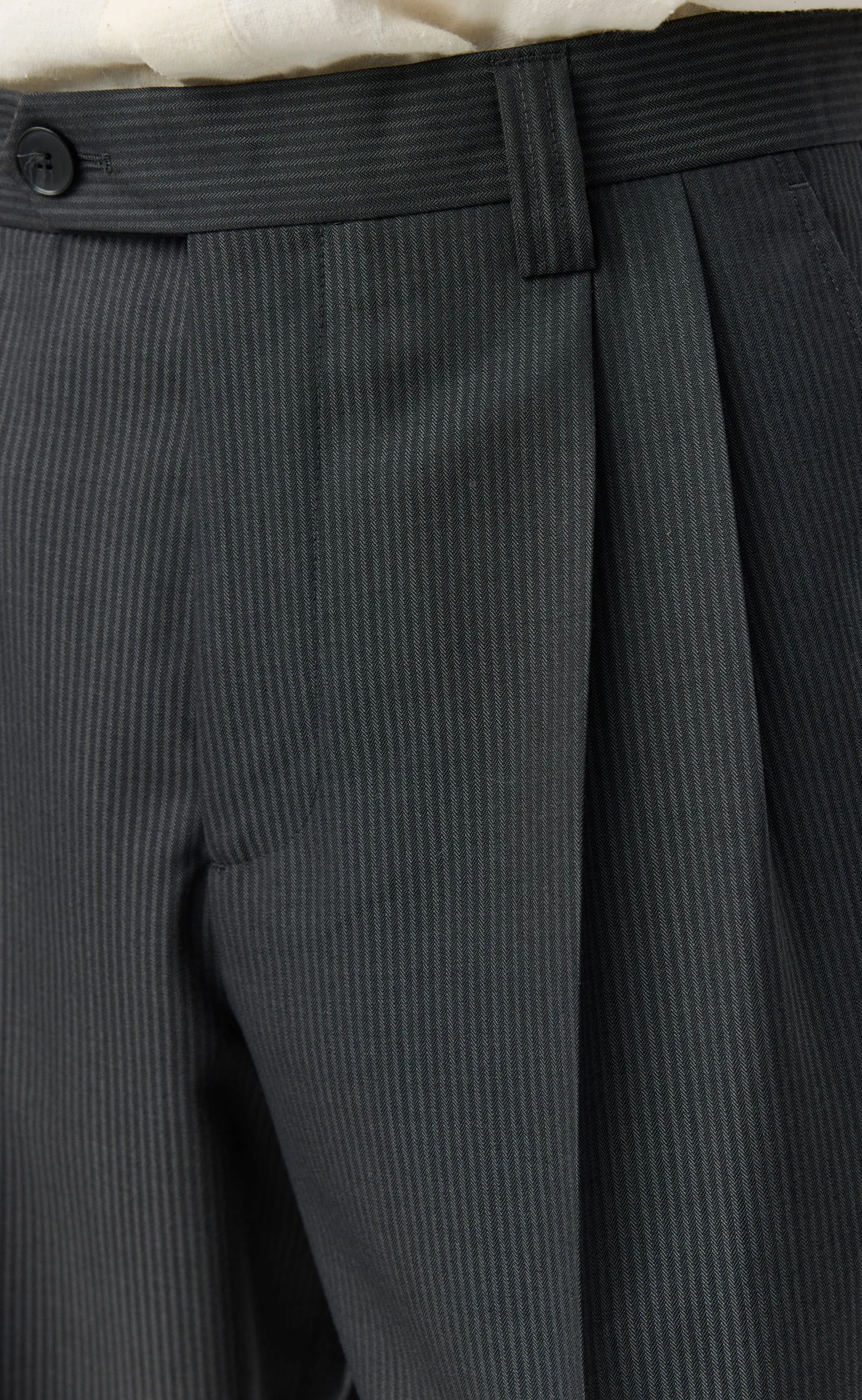 Classic Trousers - Dark Grey Stripe sold by mfpen product image thumbnail 5
