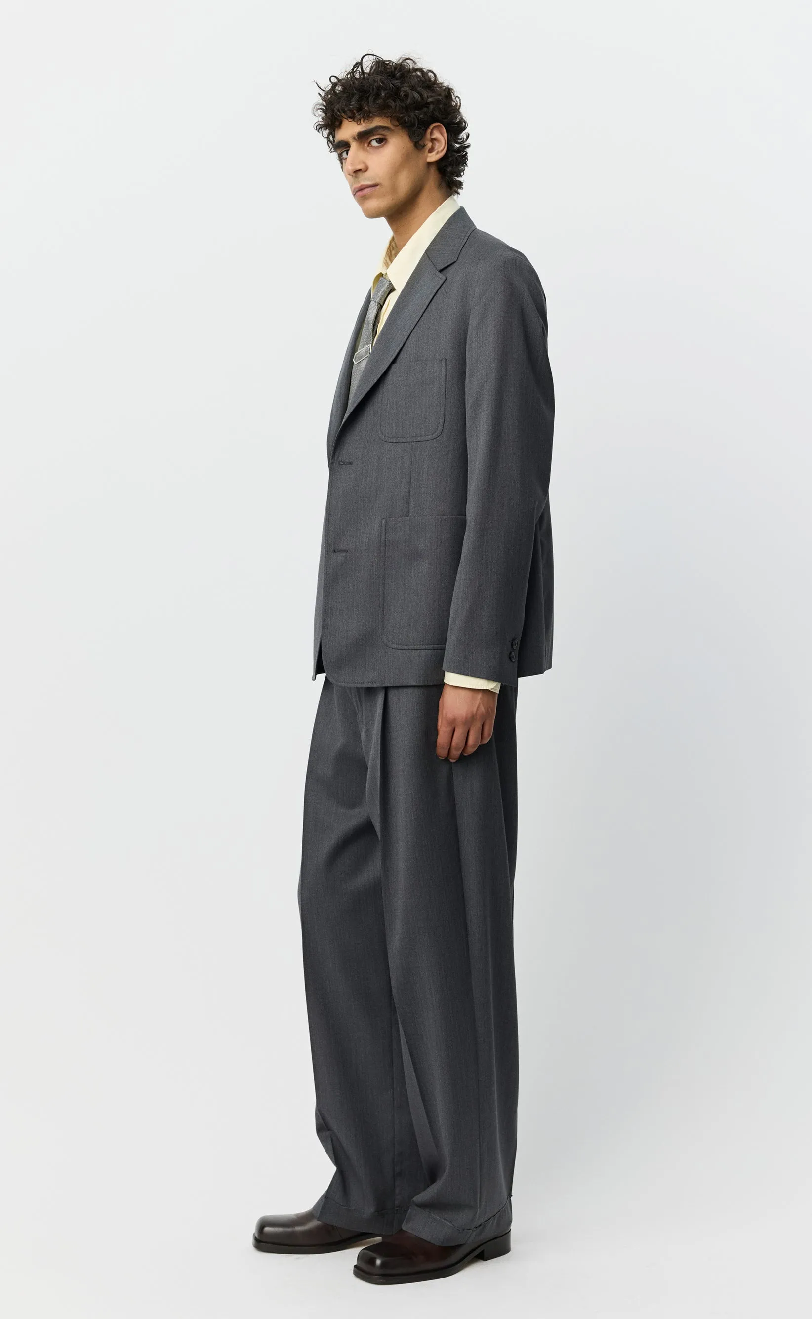 Patch Blazer - Vintage Grey sold by mfpen product image thumbnail 5