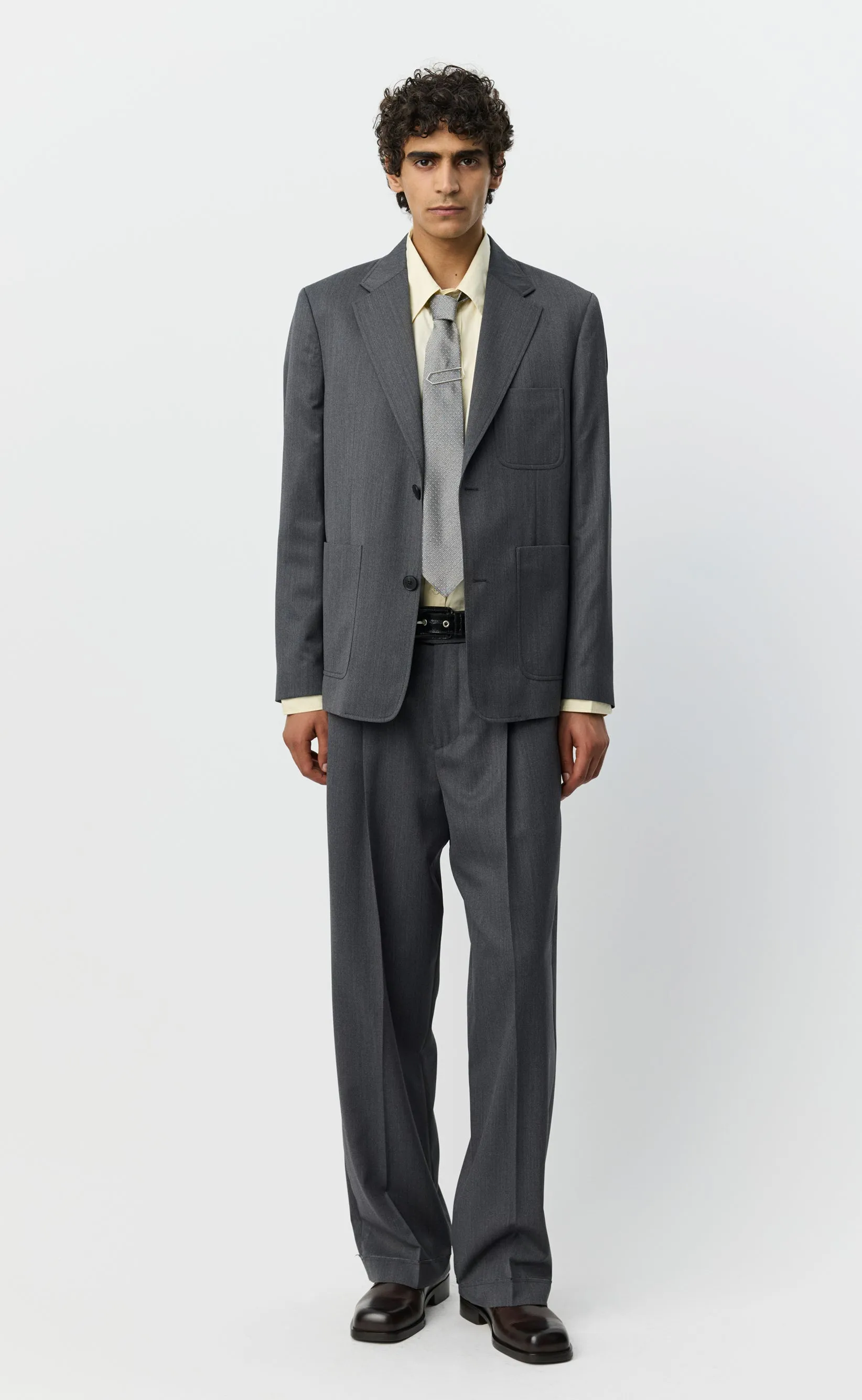 Patch Blazer - Vintage Grey sold by mfpen product image thumbnail 2