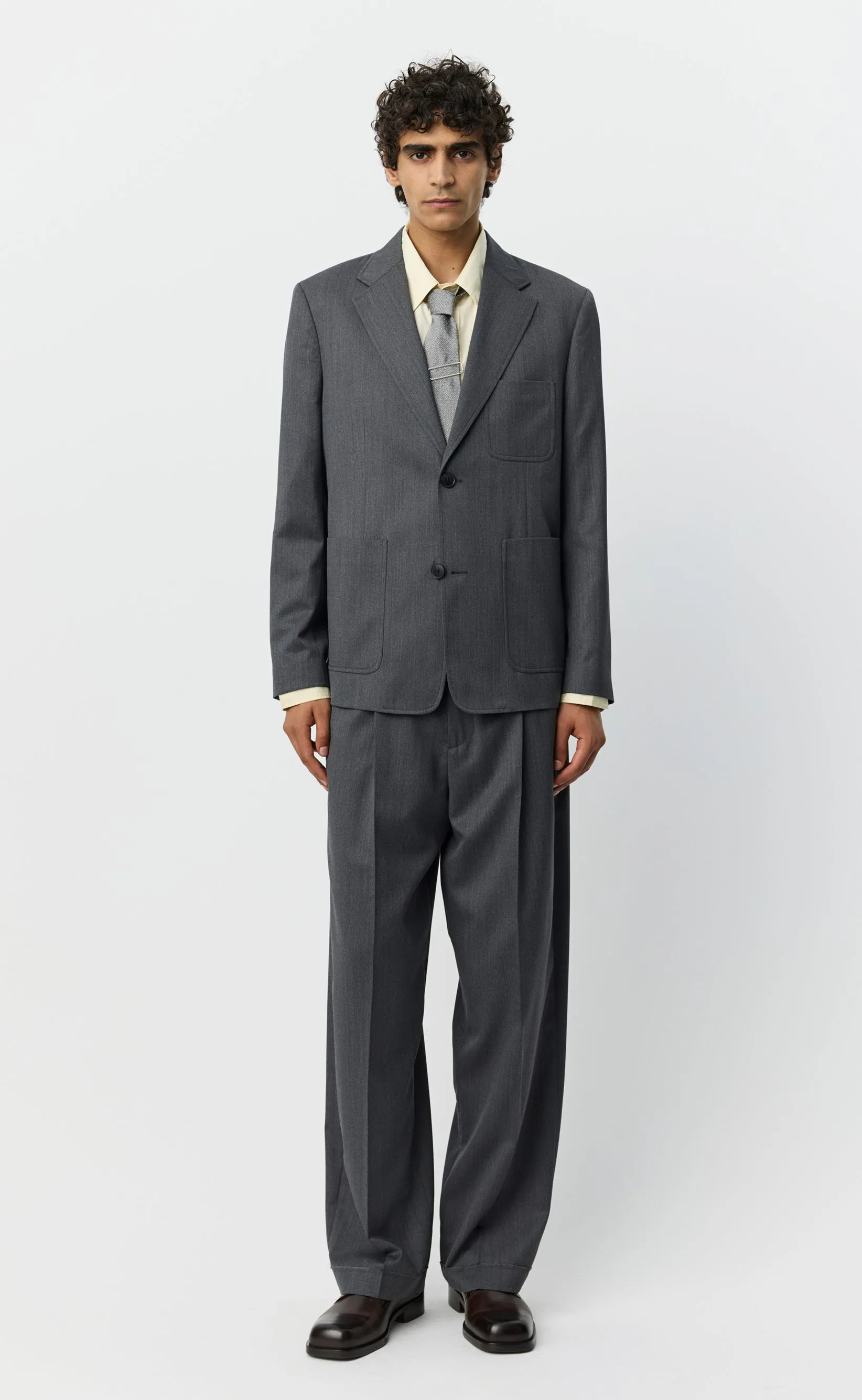 Patch Blazer - Vintage Grey sold by mfpen product image thumbnail 3