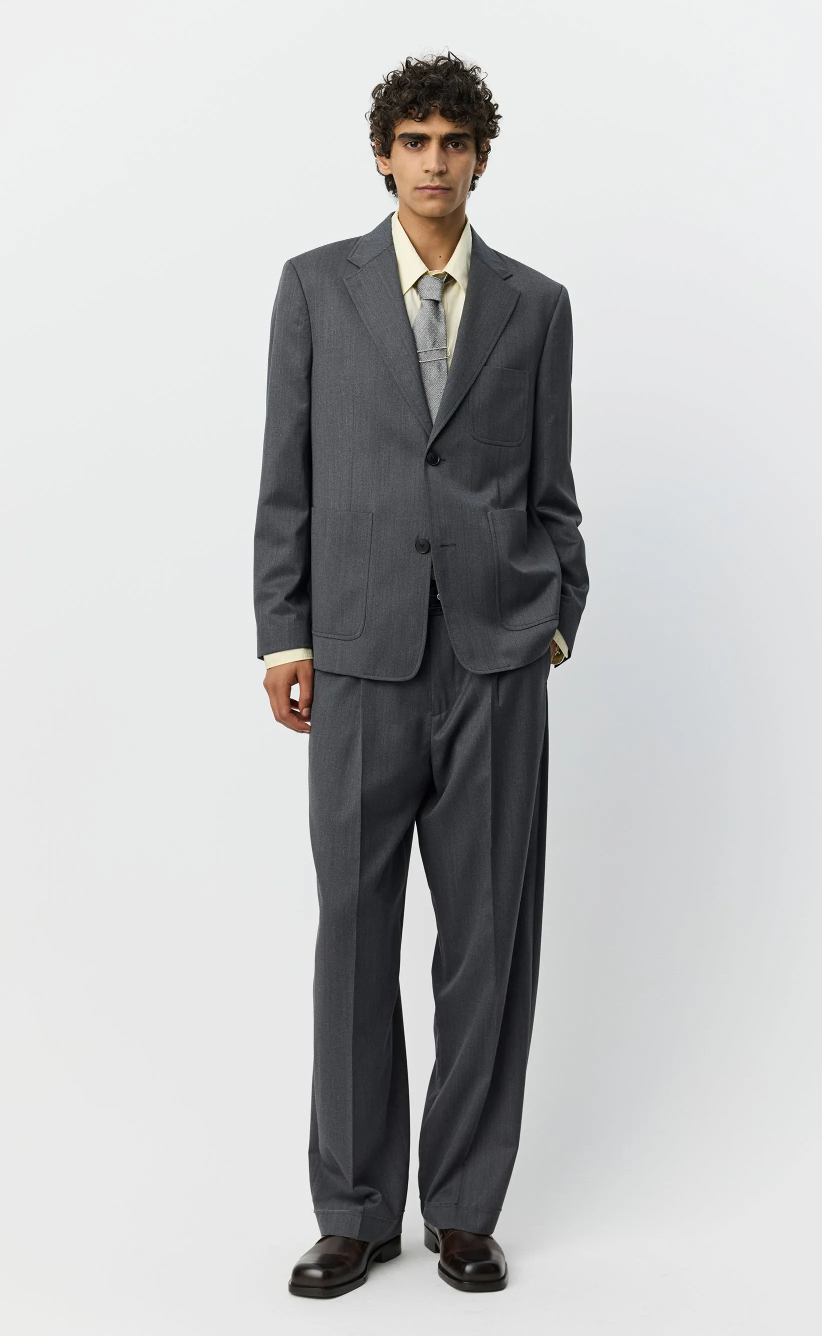 Patch Blazer - Vintage Grey sold by mfpen product image thumbnail 4