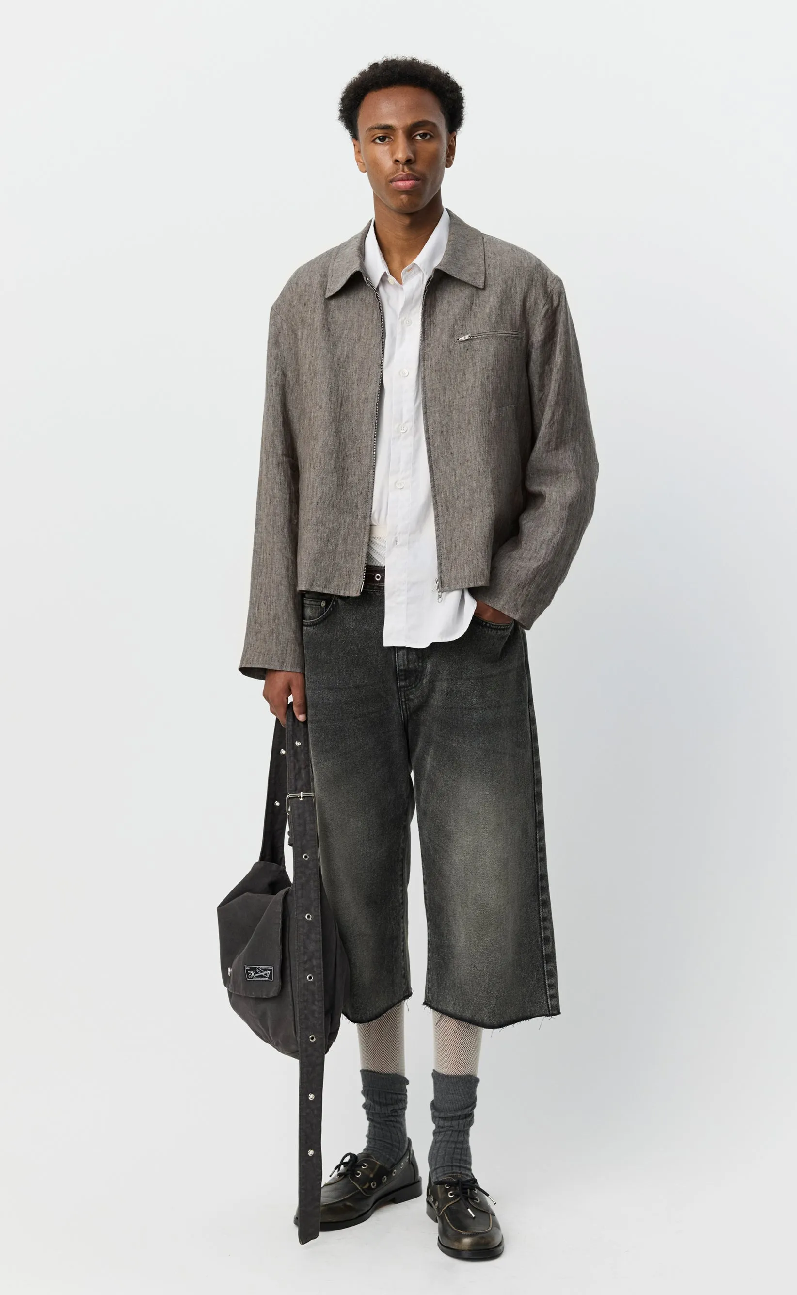 Postman Bag - Dark Grey Canvas sold by mfpen product image thumbnail 3