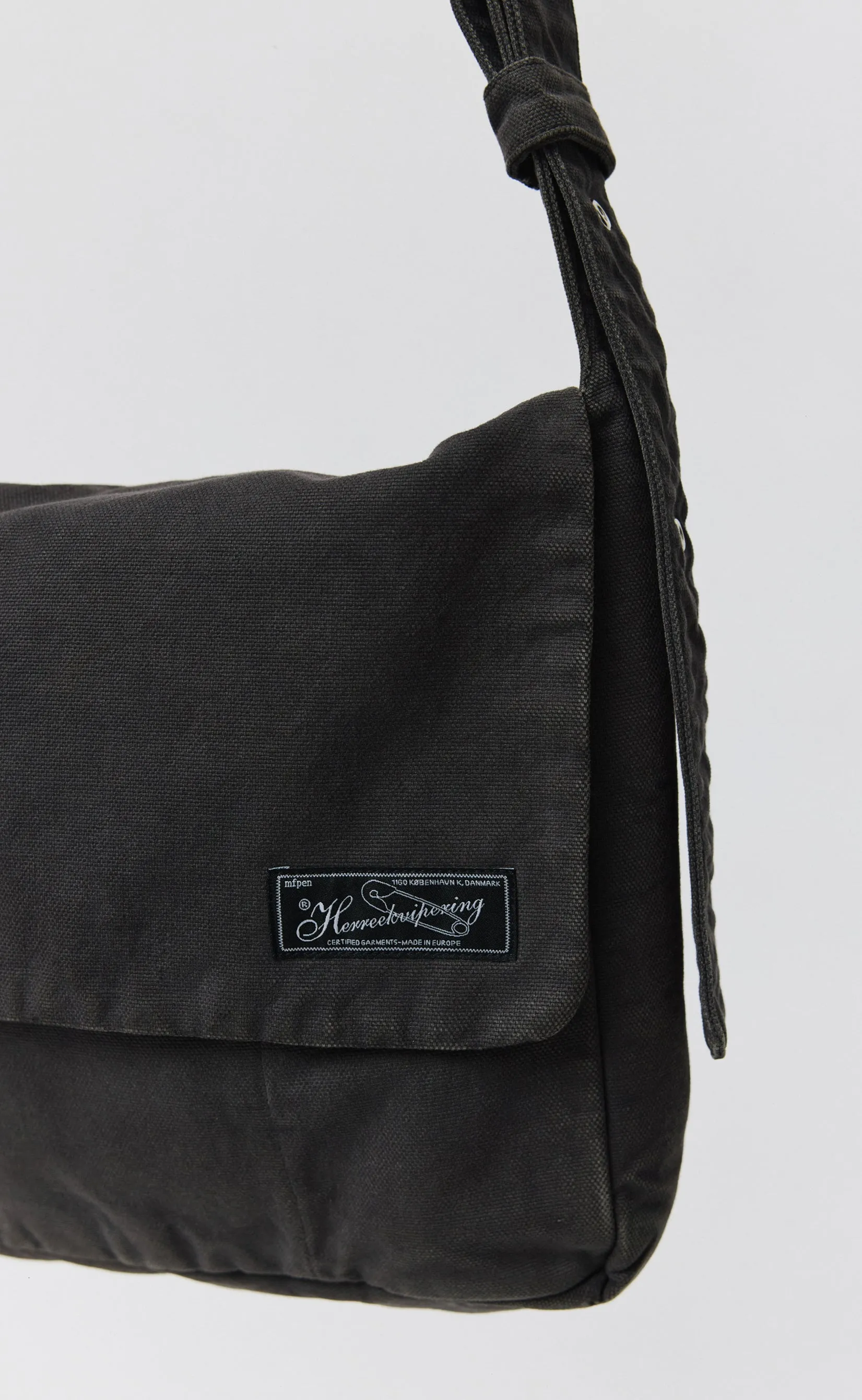 Postman Bag - Dark Grey Canvas sold by mfpen product image thumbnail 2