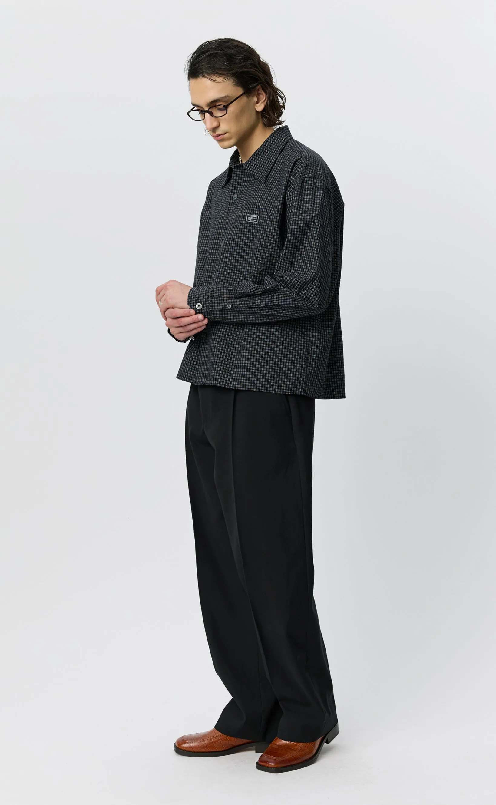 Frame Shirt - Black Check sold by mfpen product image thumbnail 2