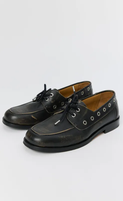 Scout Deck Shoe - Scratched Black made by mfpen