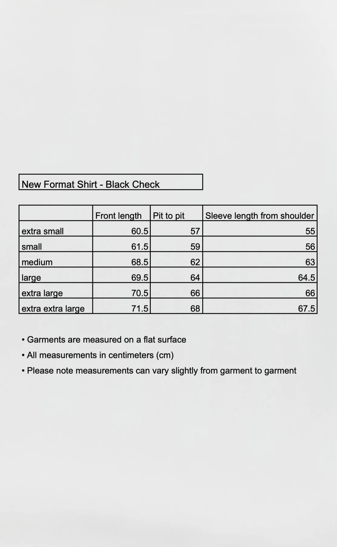 New Format Shirt - Black Check sold by mfpen product image thumbnail 5