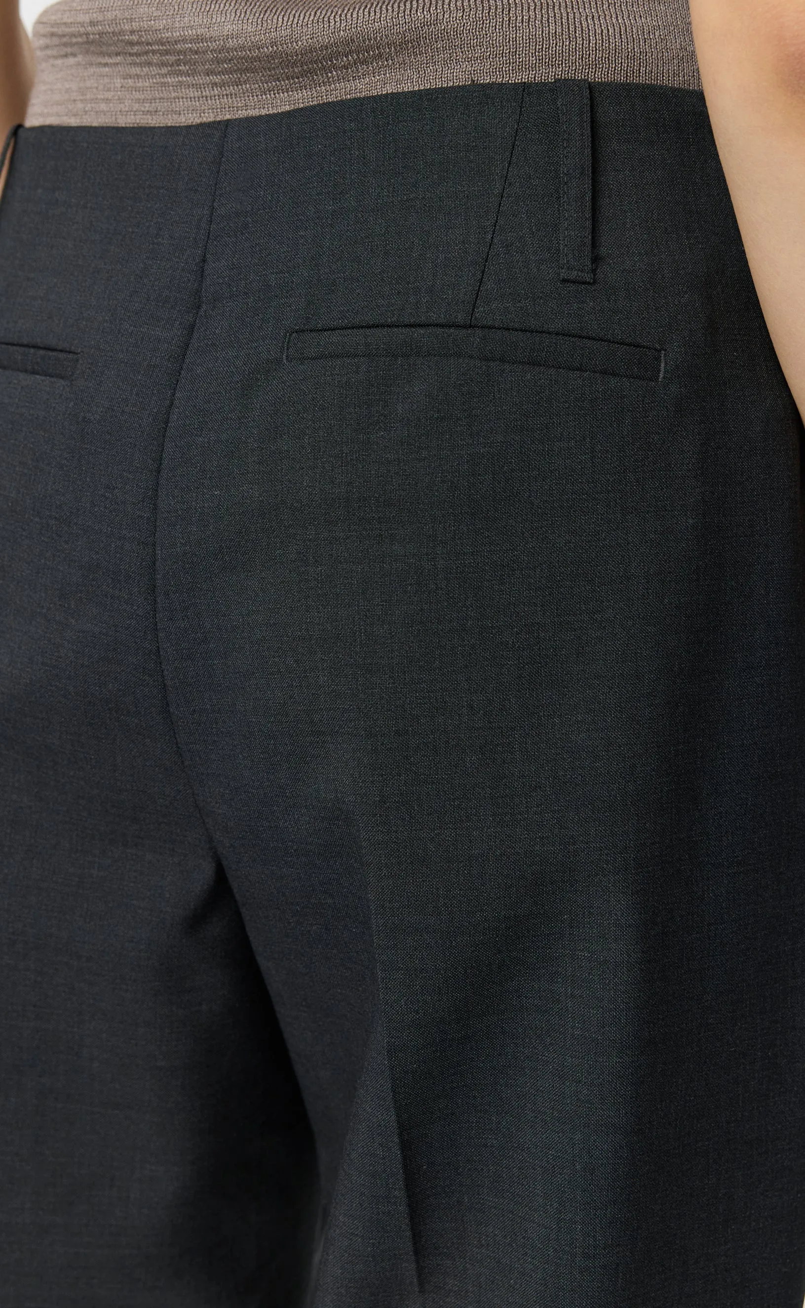 New Taper Trousers - Dark Grey Dry Wool sold by mfpen product image thumbnail 5