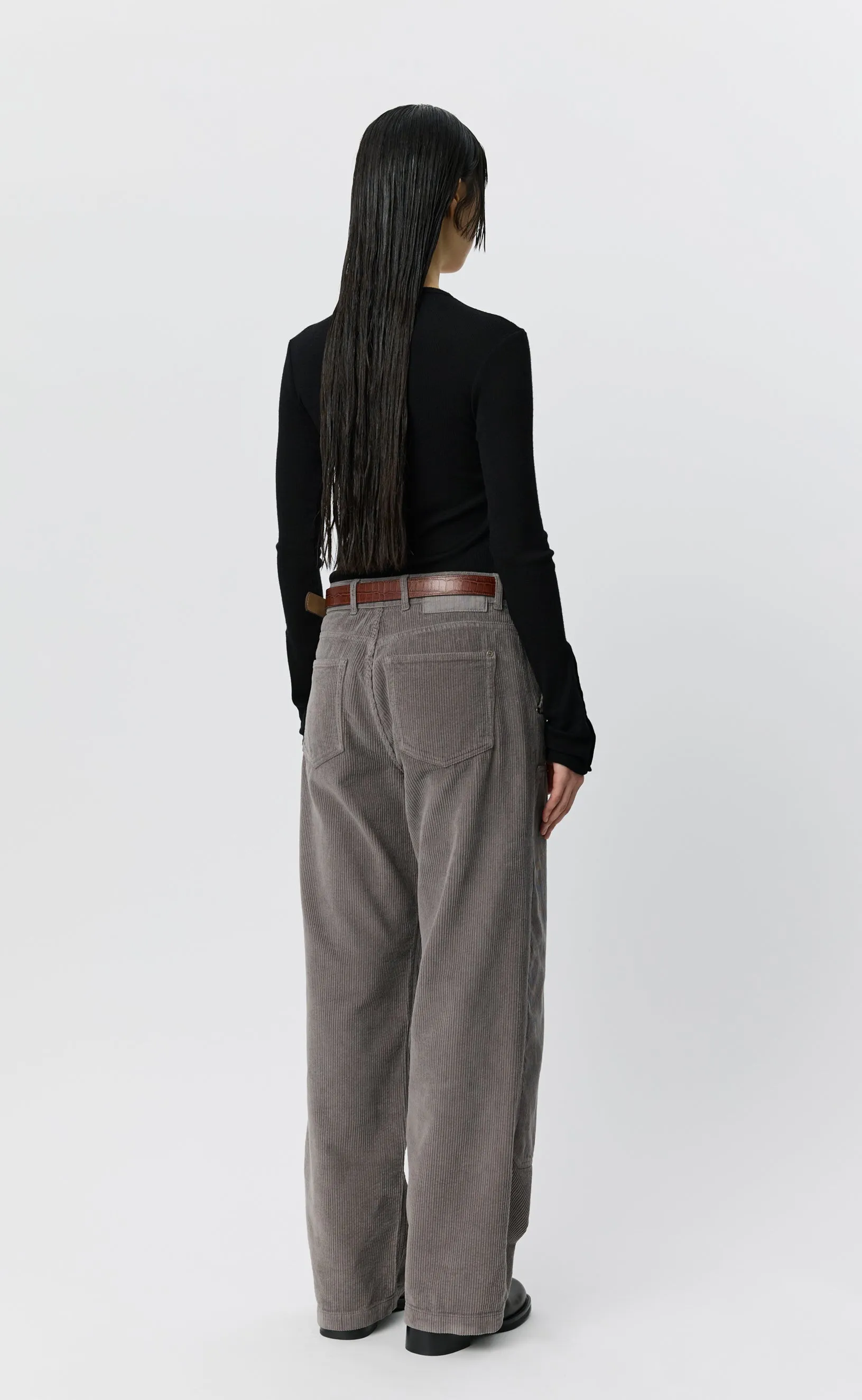 Womens Double Knee Trousers - Dusty Gull Multi Cord sold by mfpen product image thumbnail 3