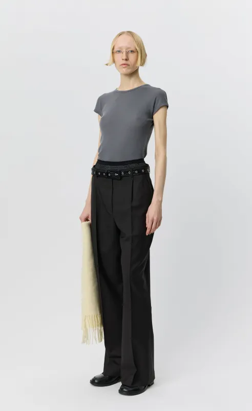 Drop Shoulder Tank - Lead Grey Rib made by mfpen