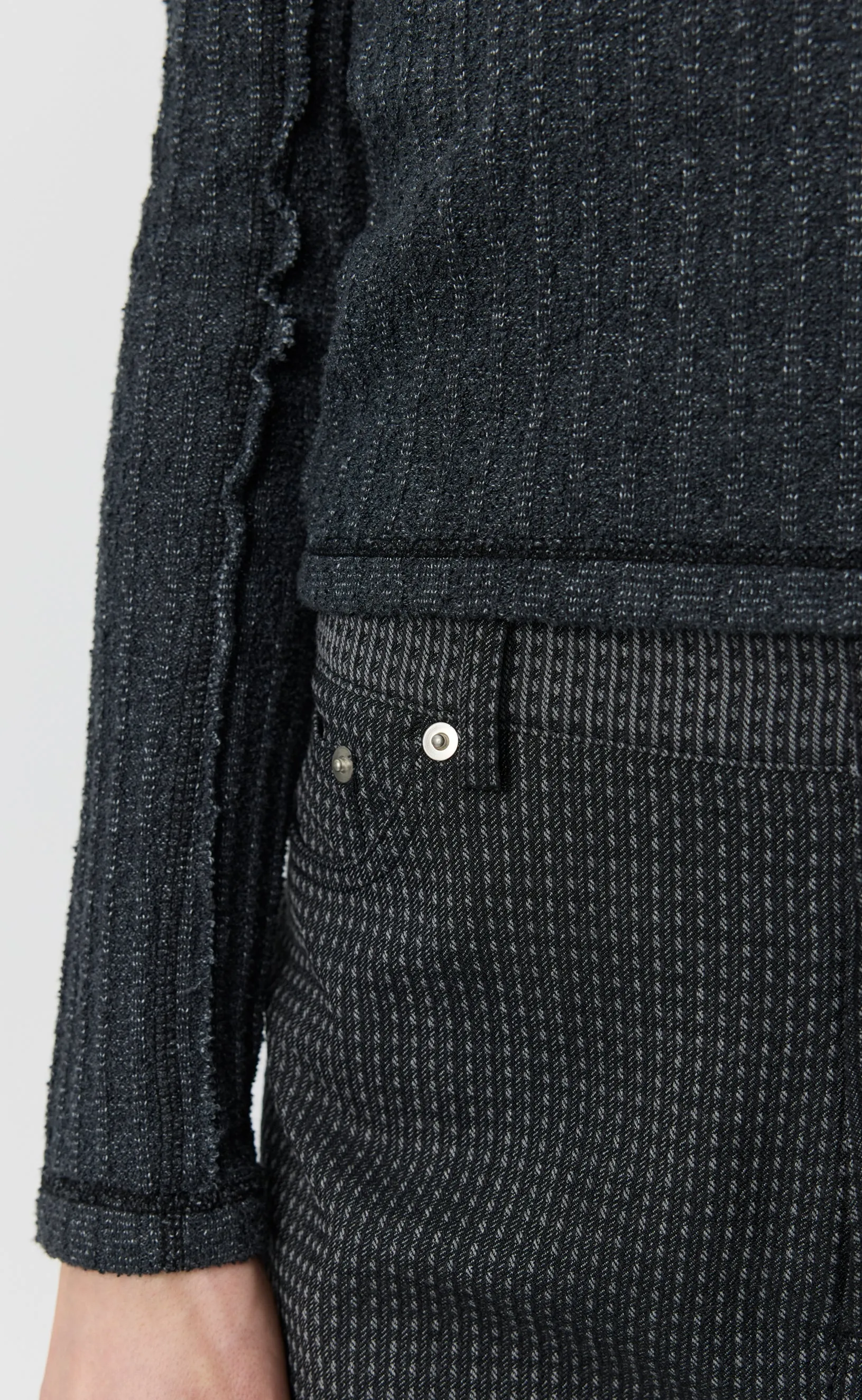 Womens LS Rib Tee - Bouclé Rib sold by mfpen product image thumbnail 5