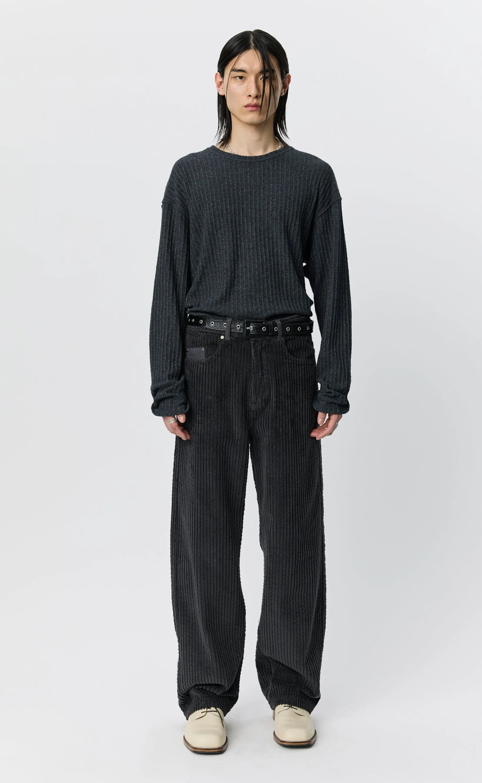 Generation Trousers - Anthracite Amplified Cord sold by mfpen