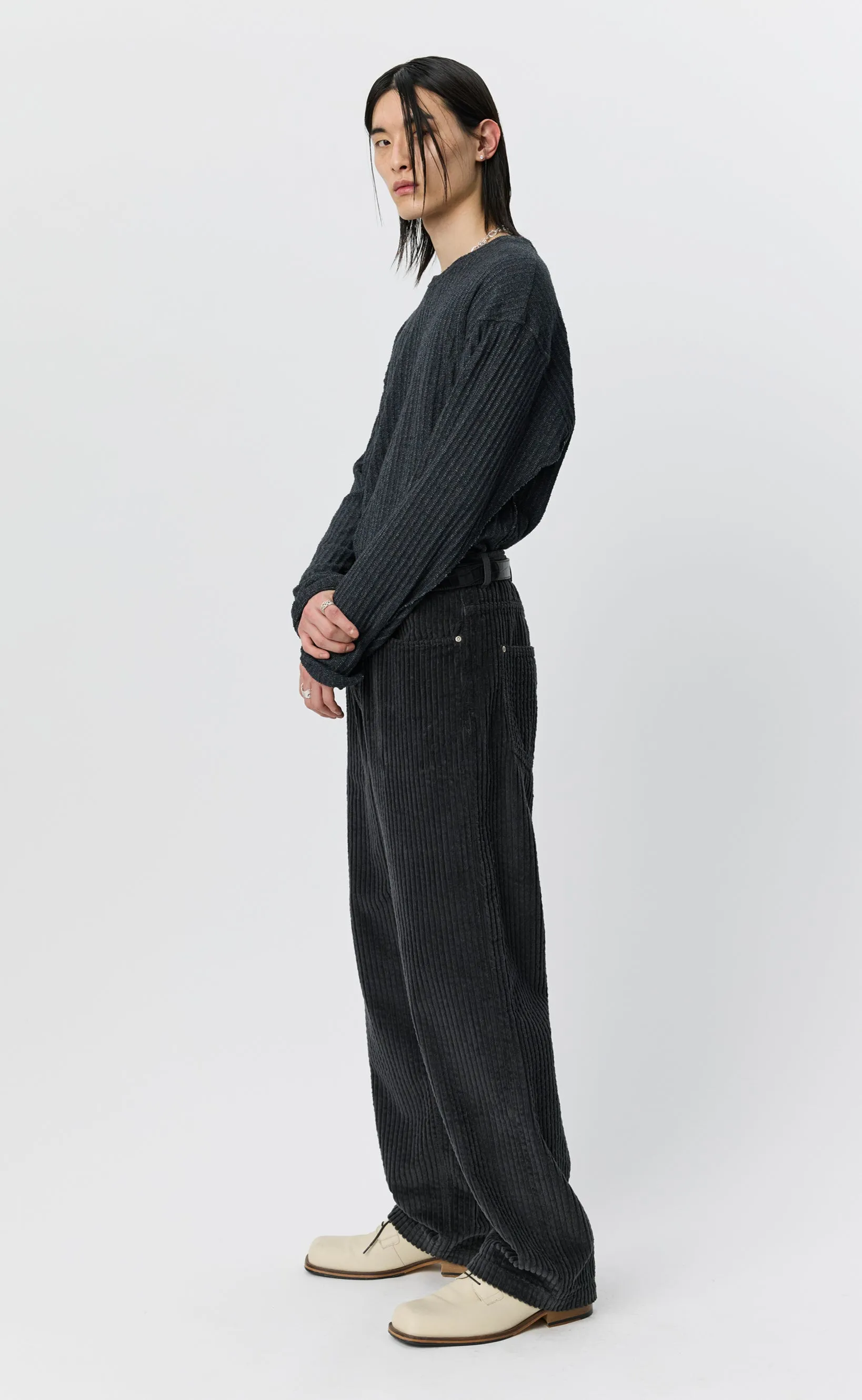 Generation Trousers - Anthracite Amplified Cord sold by mfpen product image thumbnail 3