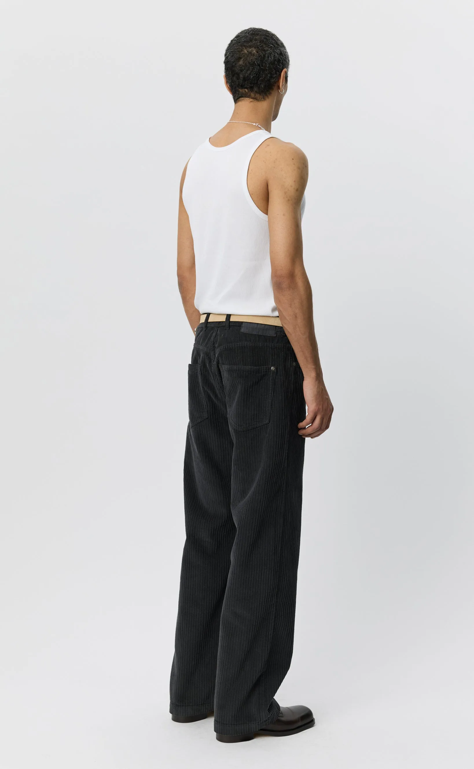 Cord Trousers - Anthracite Multi Wale sold by mfpen product image thumbnail 3