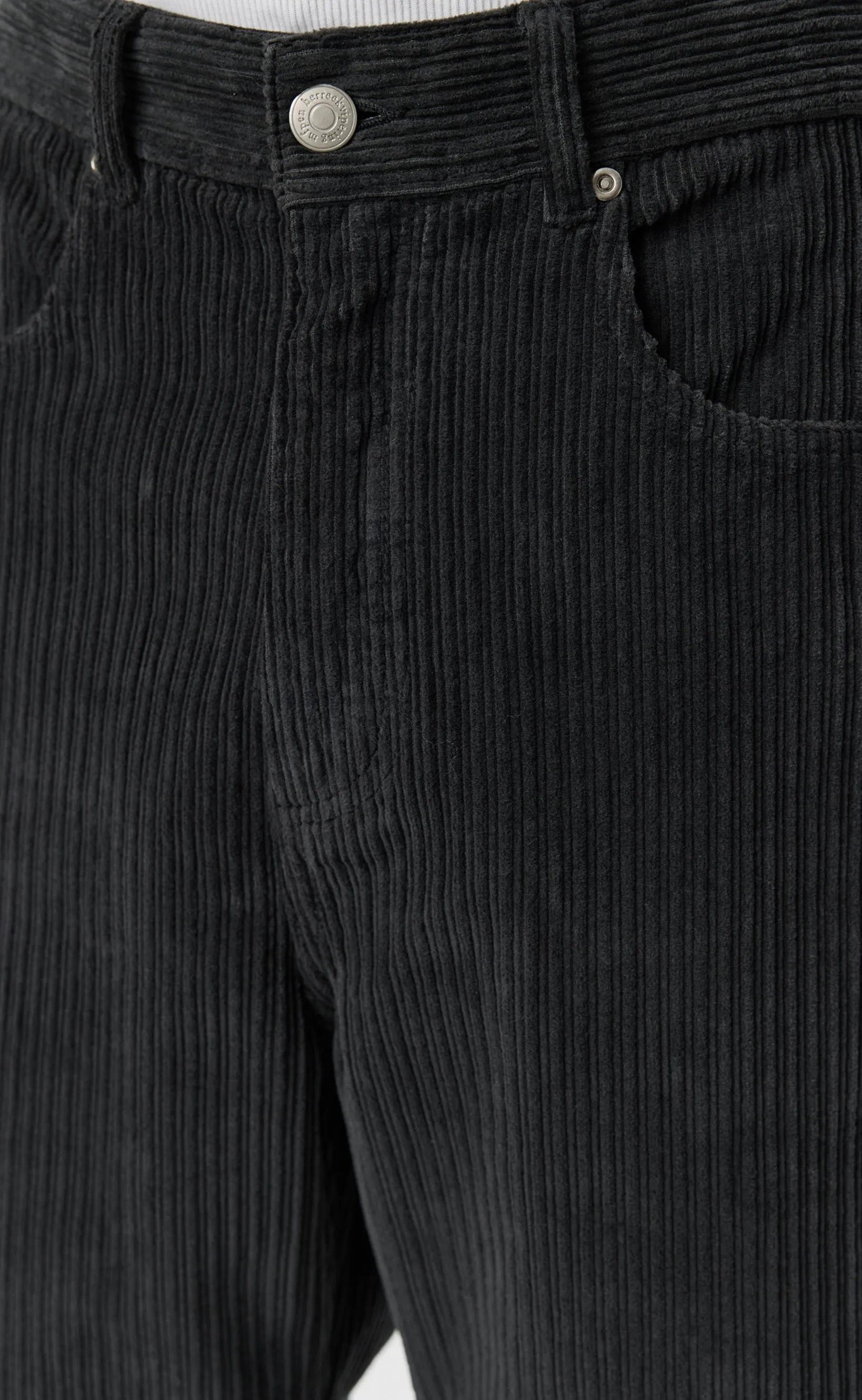 Cord Trousers - Anthracite Multi Wale sold by mfpen product image thumbnail 4