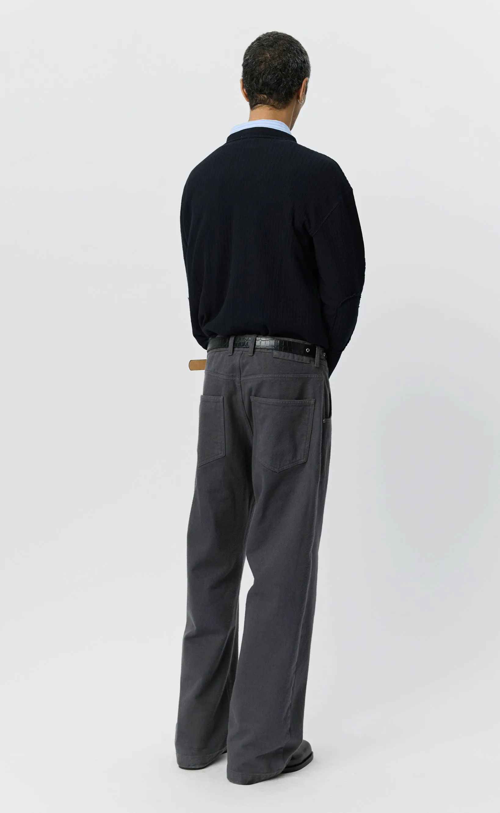 Straight Cut Jeans - Brushed Gull Twill sold by mfpen product image thumbnail 3