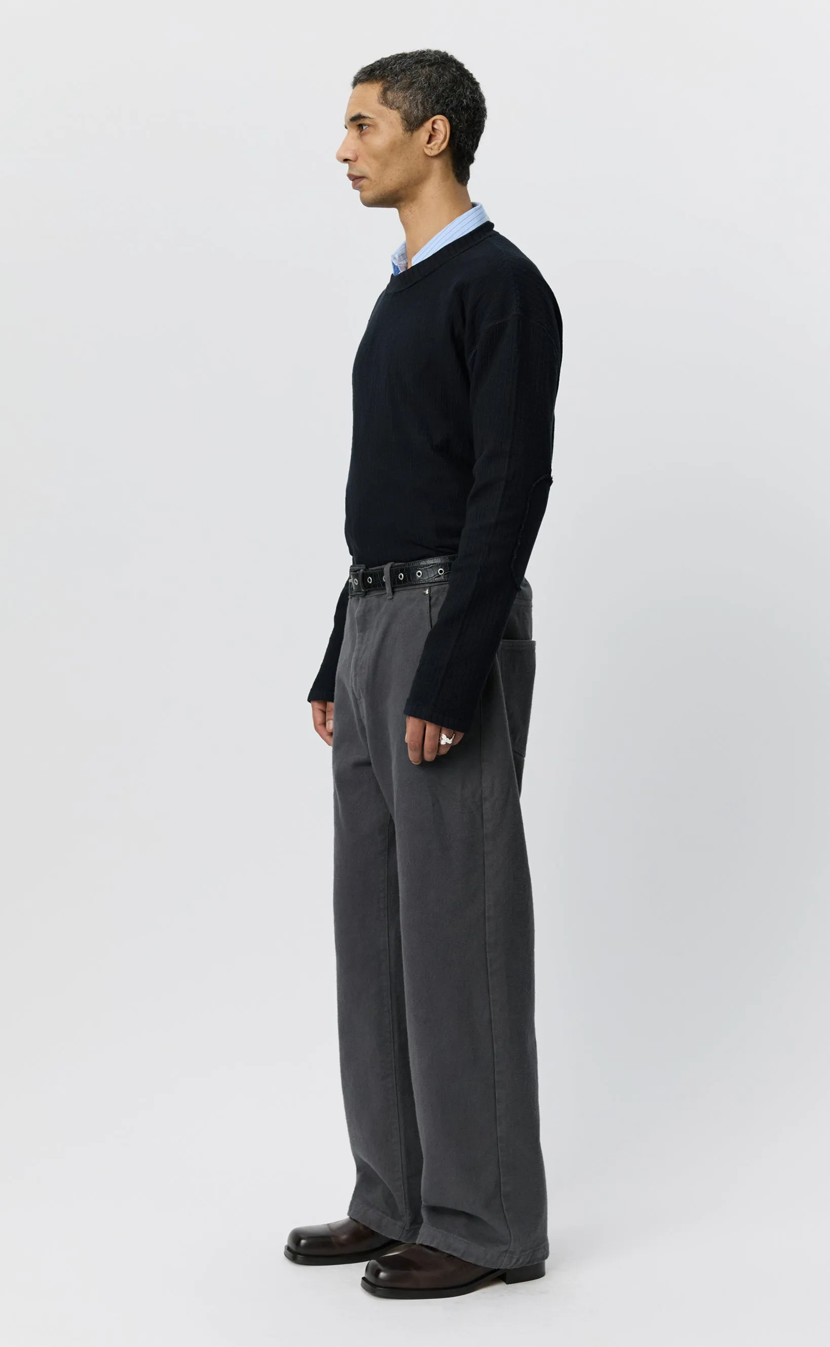 Straight Cut Jeans - Brushed Gull Twill sold by mfpen product image thumbnail 2