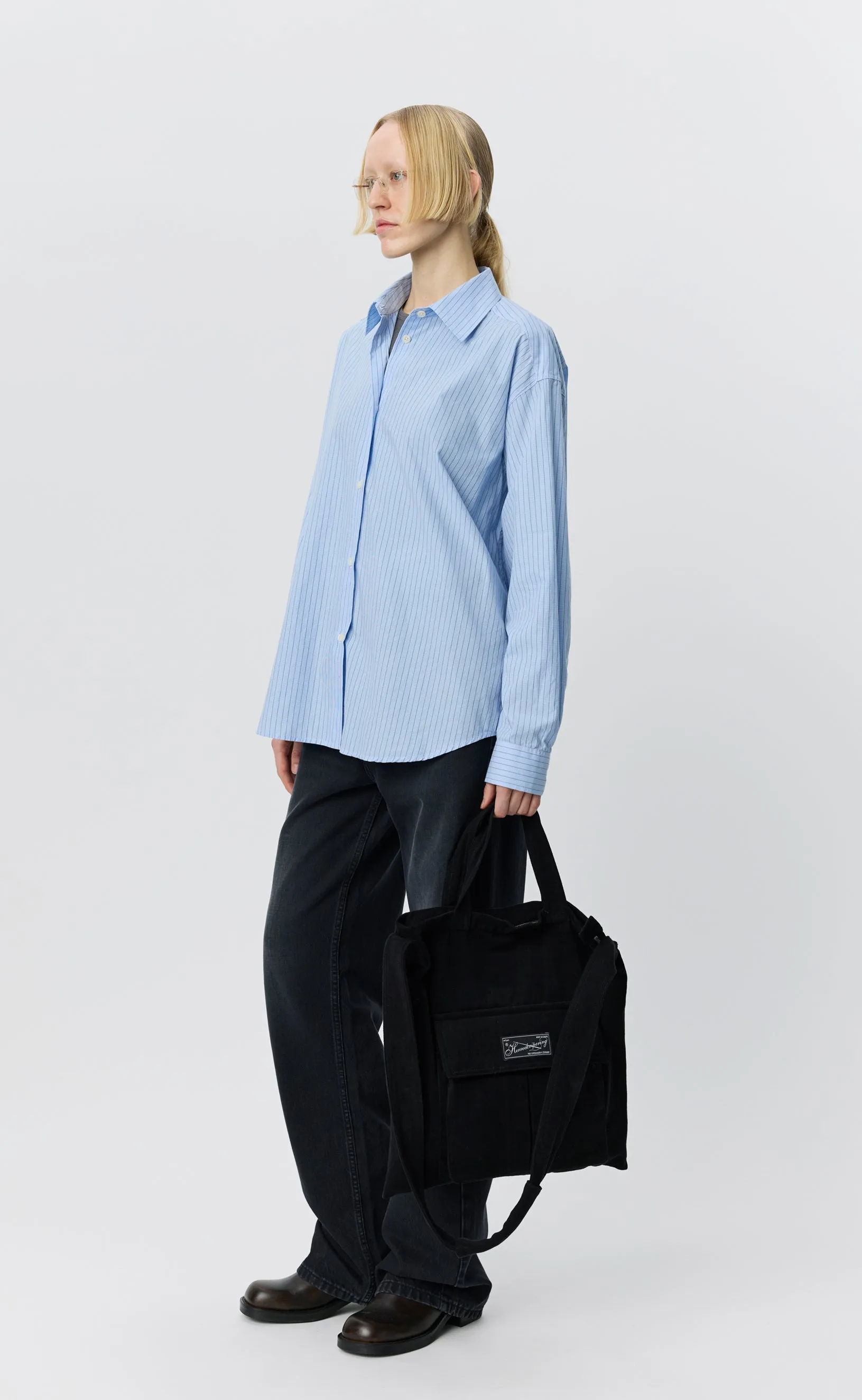 Womens Generous Shirt - Assistant Stripe sold by mfpen product image thumbnail 2