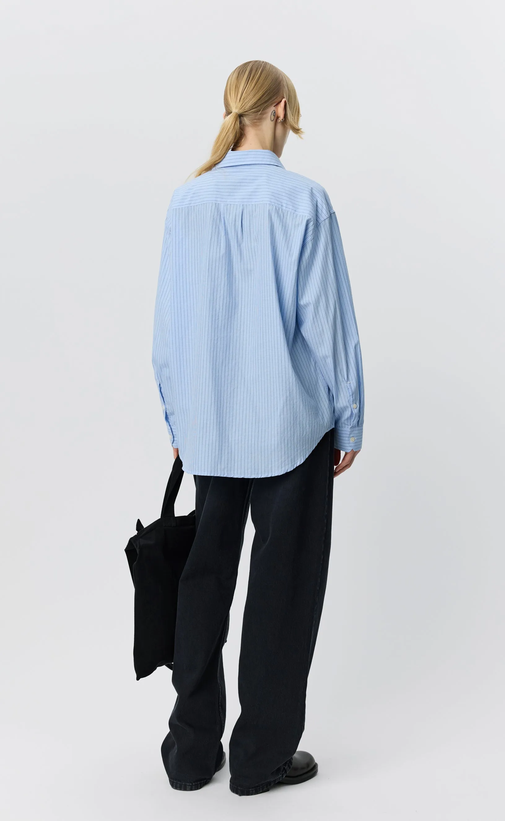 Womens Generous Shirt - Assistant Stripe sold by mfpen product image thumbnail 3