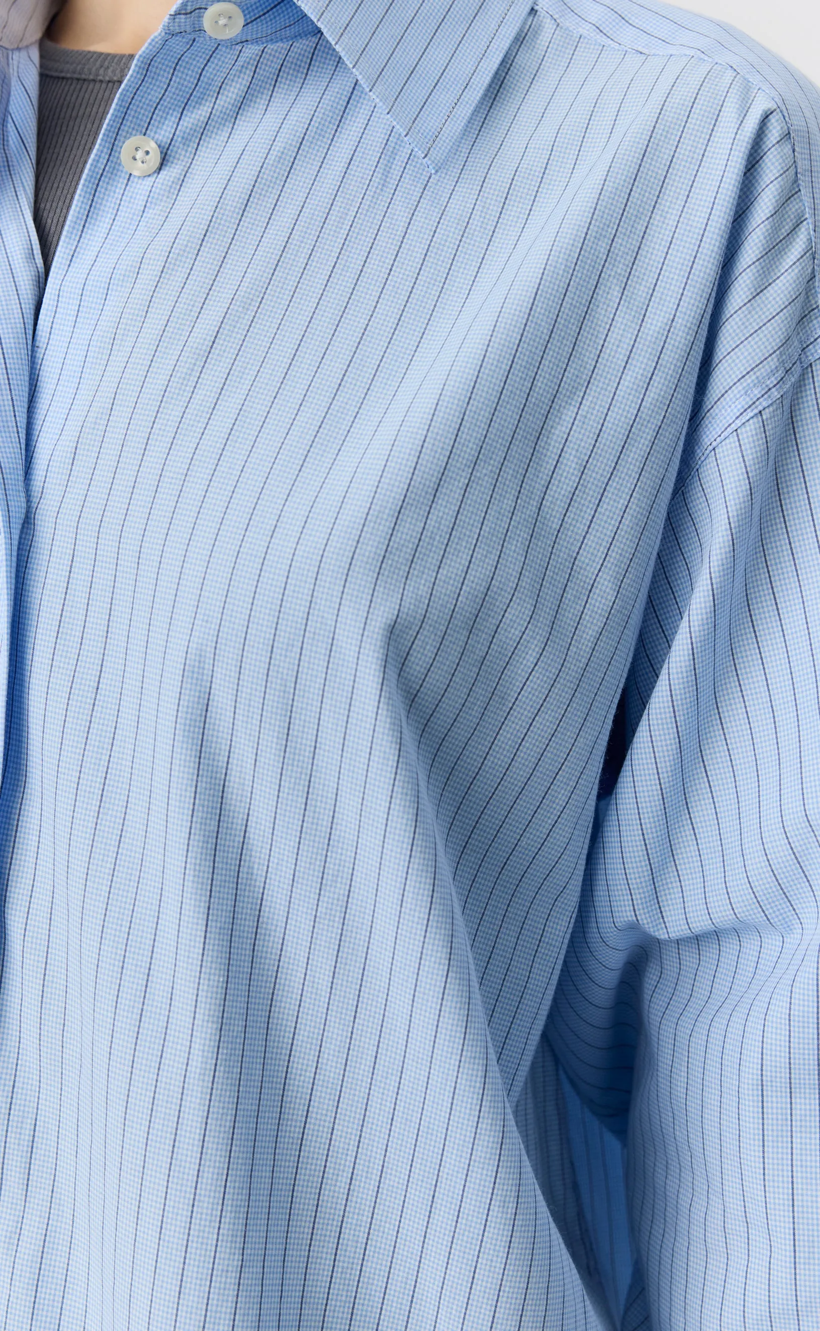 Womens Generous Shirt - Assistant Stripe sold by mfpen product image thumbnail 4