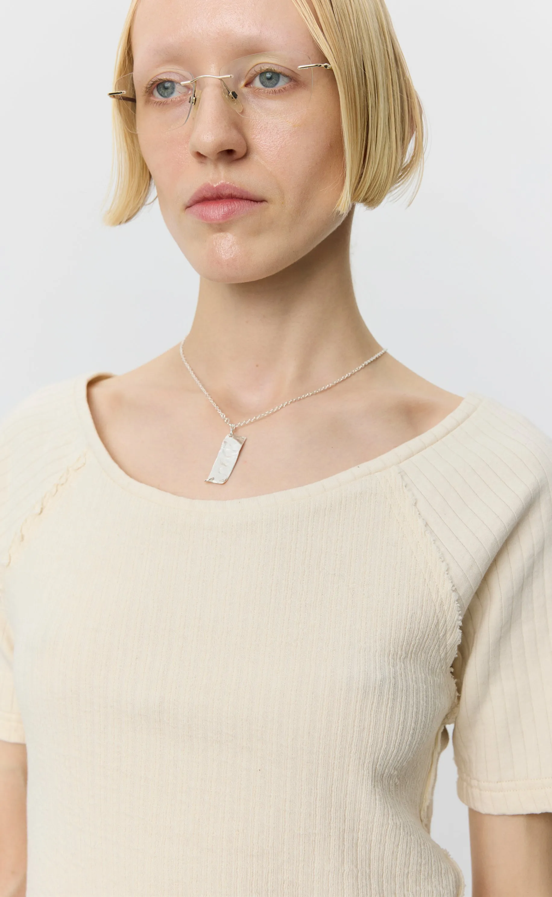 Womens Raglan Tee - Ecru sold by mfpen product image thumbnail 3