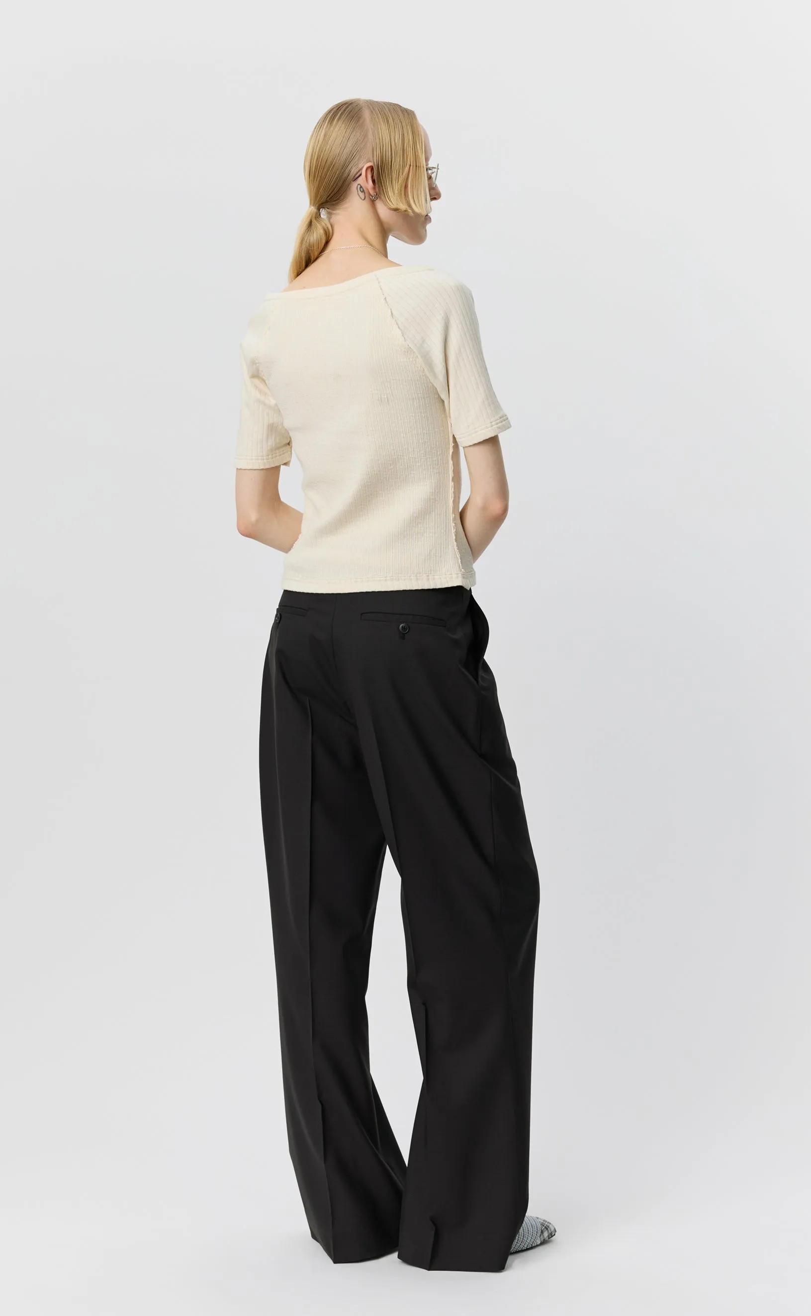 Womens Raglan Tee - Ecru sold by mfpen product image thumbnail 5