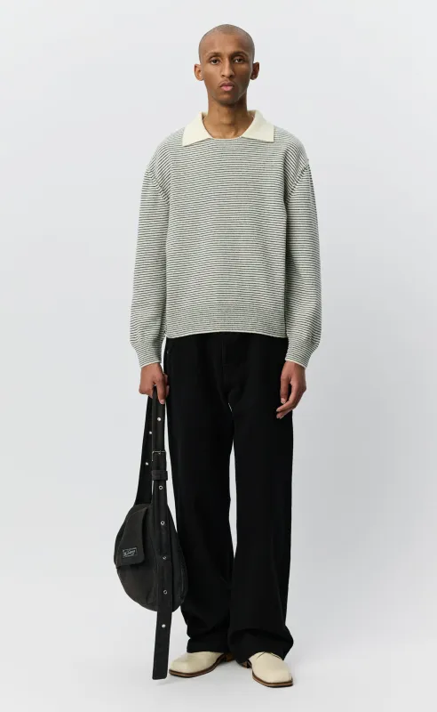 Charming Sweater - Marina Stripe made by mfpen