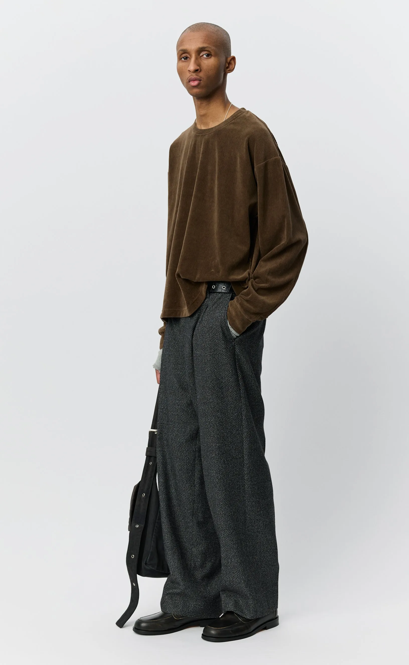 Relaxed LS Tee - Walnut Husk Pile sold by mfpen product image thumbnail 2
