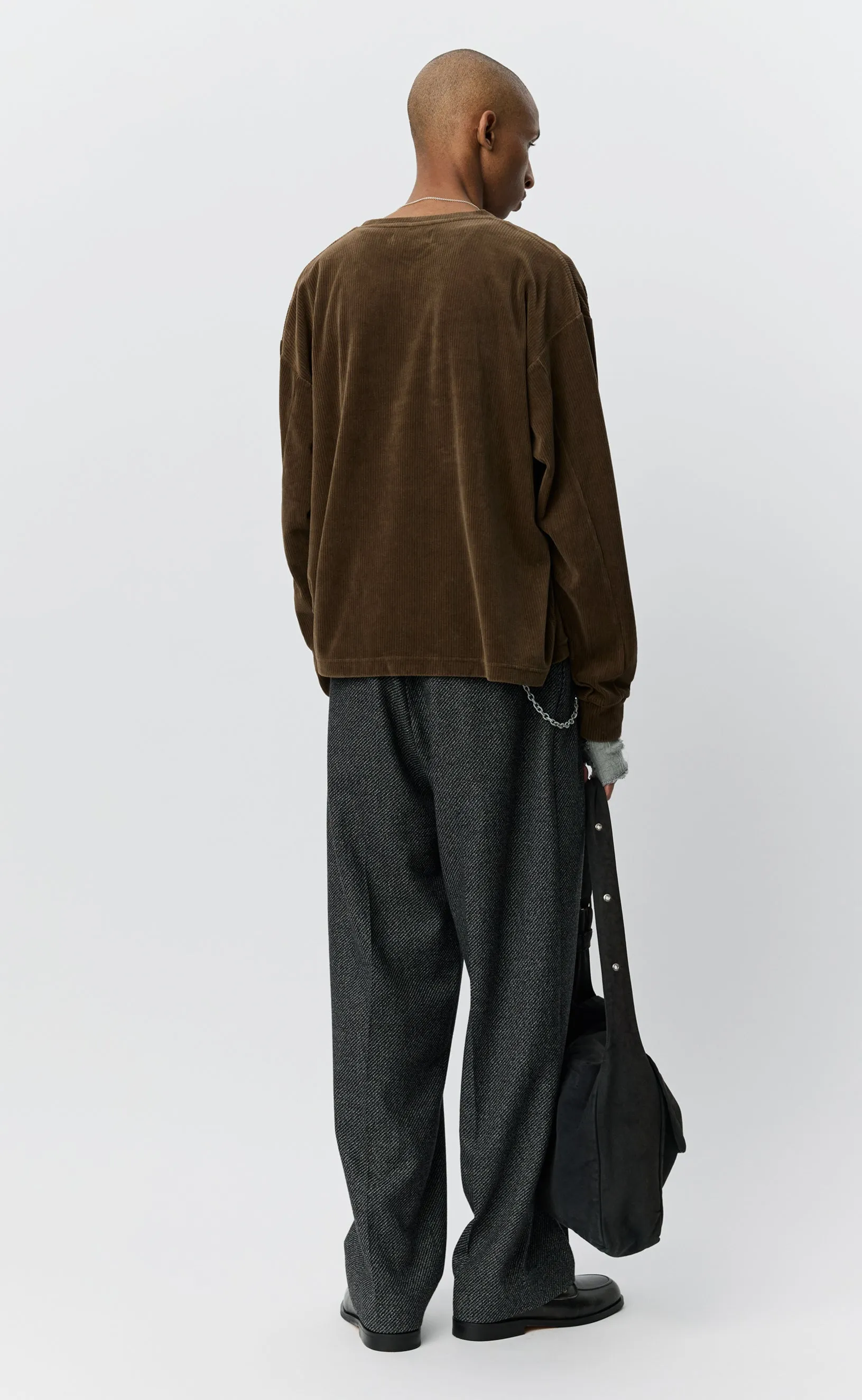 Relaxed LS Tee - Walnut Husk Pile sold by mfpen product image thumbnail 3