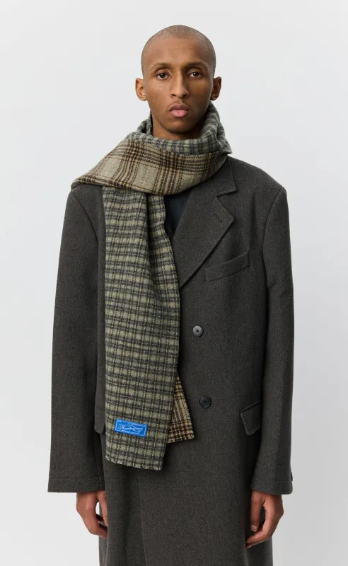 Facade Scarf - Double Faced Vintage Check made by mfpen