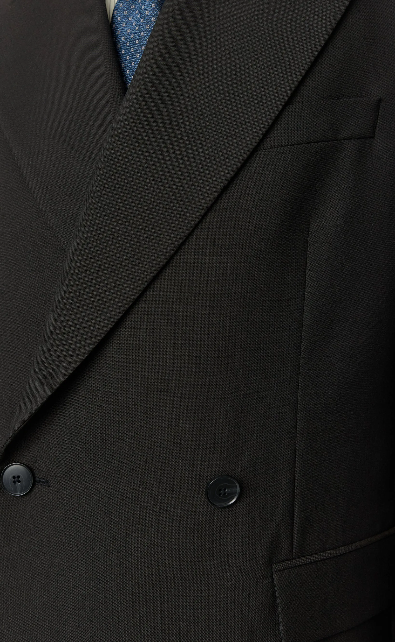 Double Breasted Blazer - Dark Brown Dry Wool sold by mfpen product image thumbnail 5