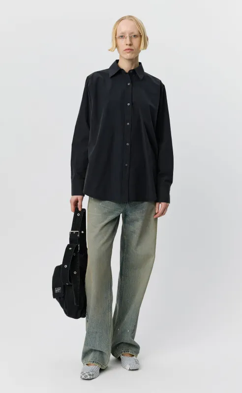 Inquiry Shirt - Broken Black made by mfpen