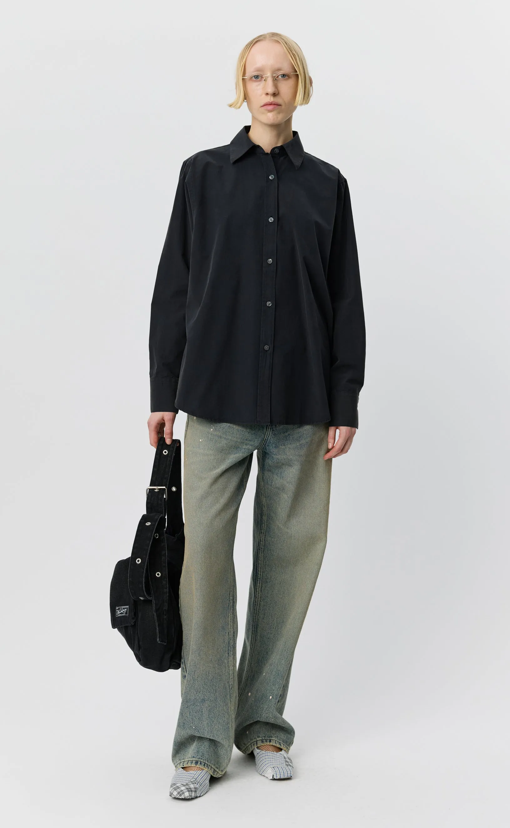 Inquiry Shirt - Broken Black sold by mfpen