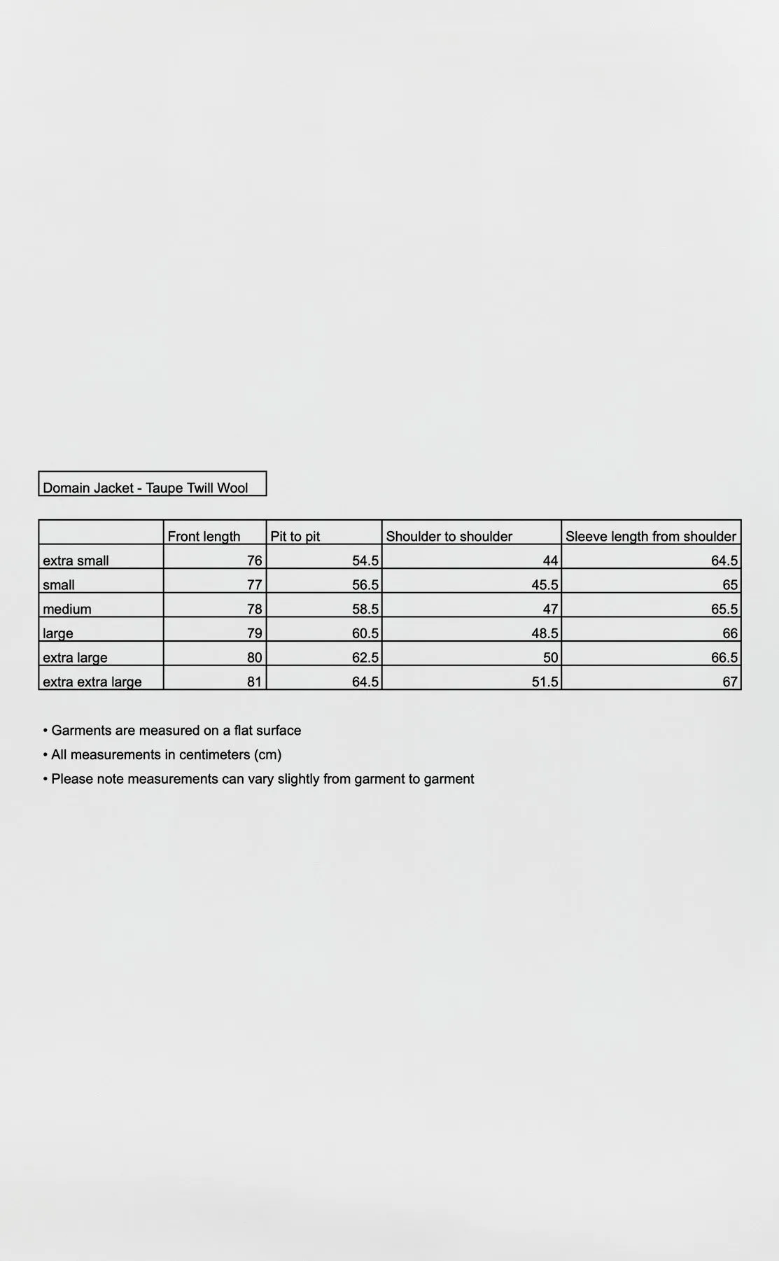 Domain Jacket - Taupe Twill Wool sold by mfpen product image thumbnail 4