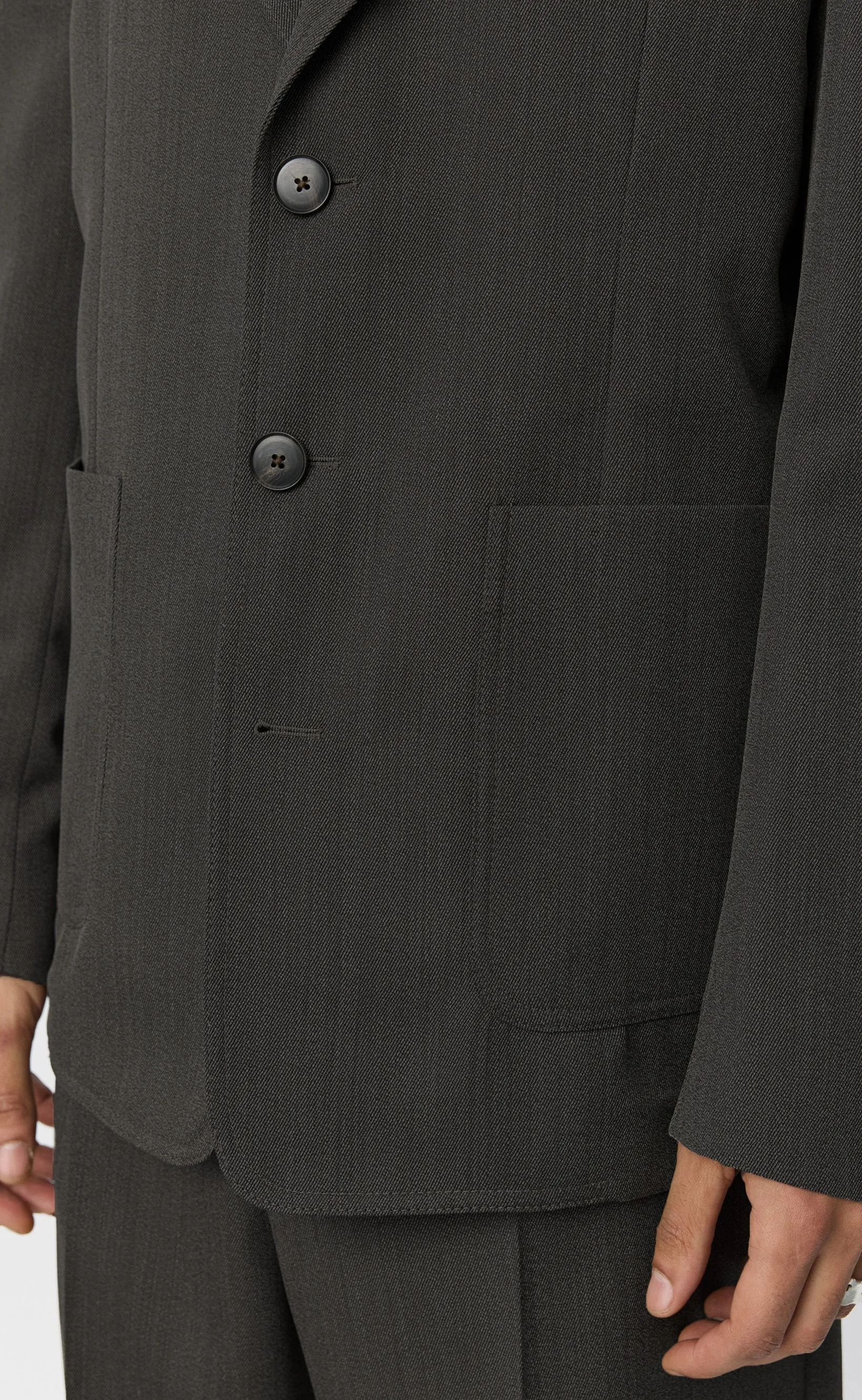 Domain Jacket - Taupe Twill Wool sold by mfpen product image thumbnail 3
